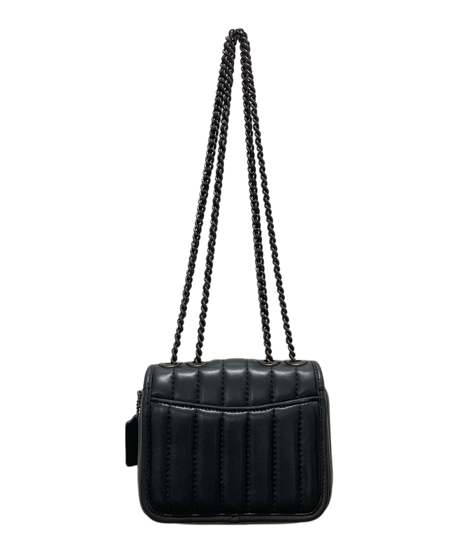 中古・古着通販】COACH (コーチ) チェーンミニショルダーバッグ