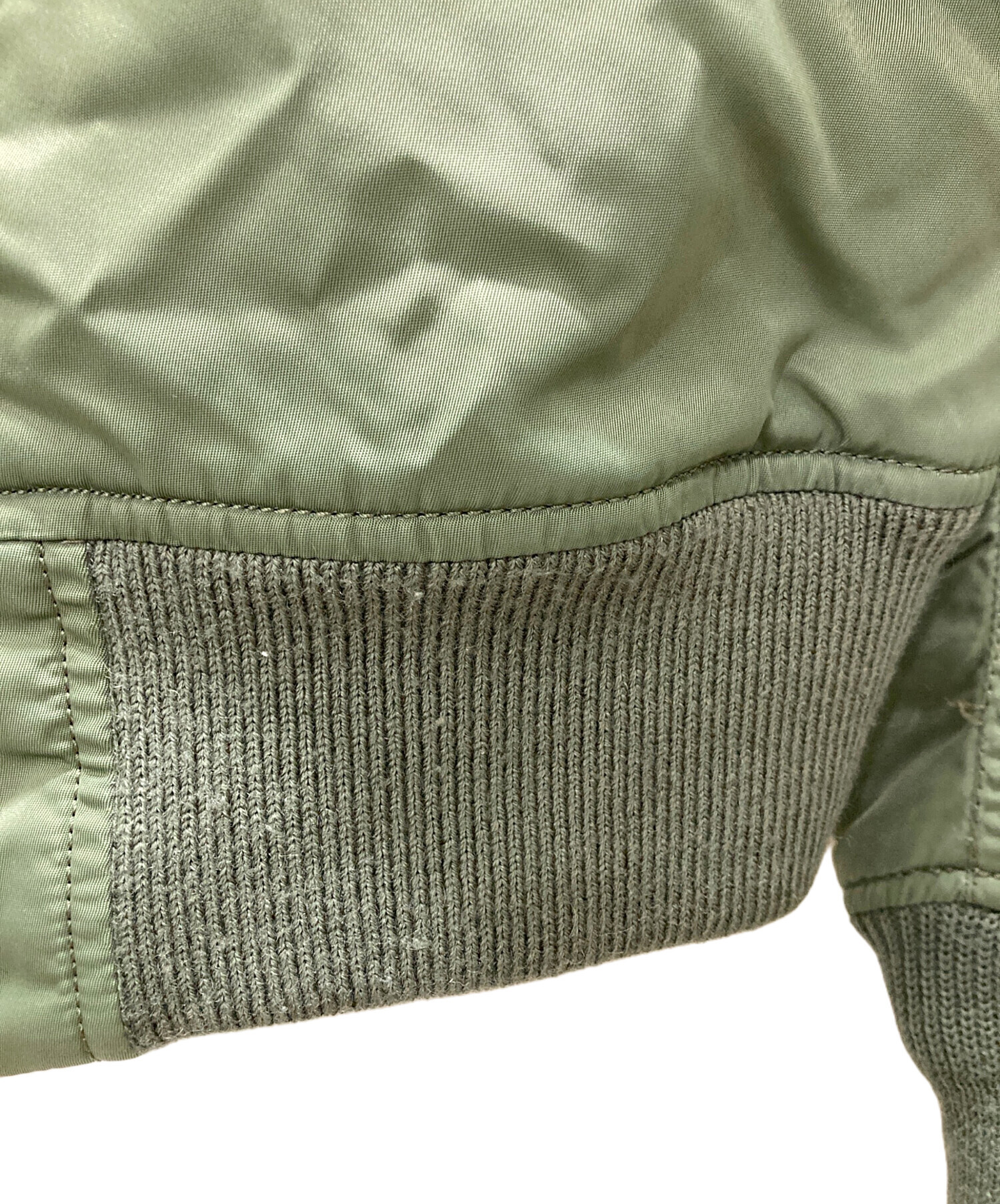 中古・古着通販】AVIREX (アヴィレックス) MA-1ジャケット カーキ