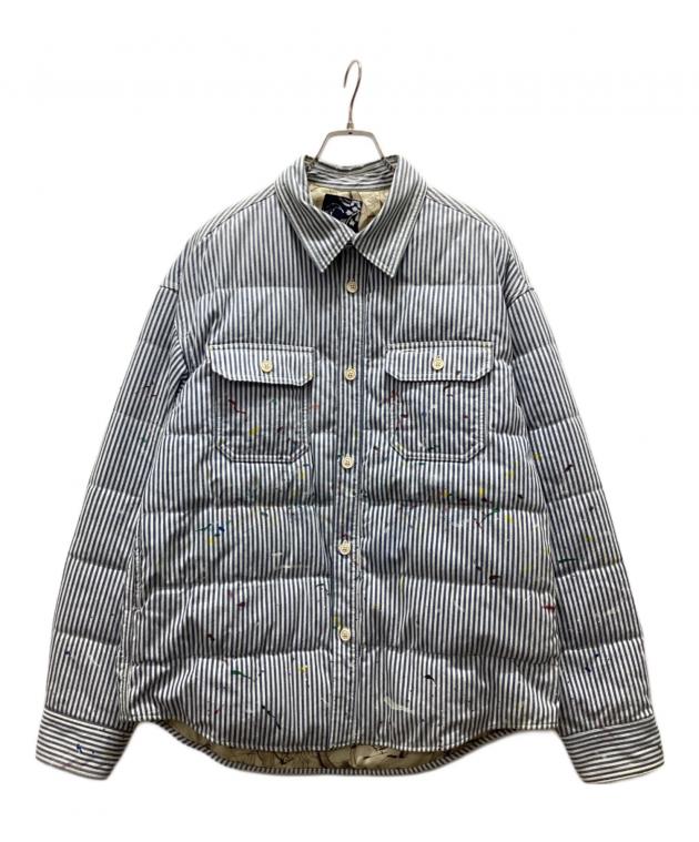 中古・古着通販】VISVIM (ビズビム) HELLION DOWN JKT DMGD/ストライプ 