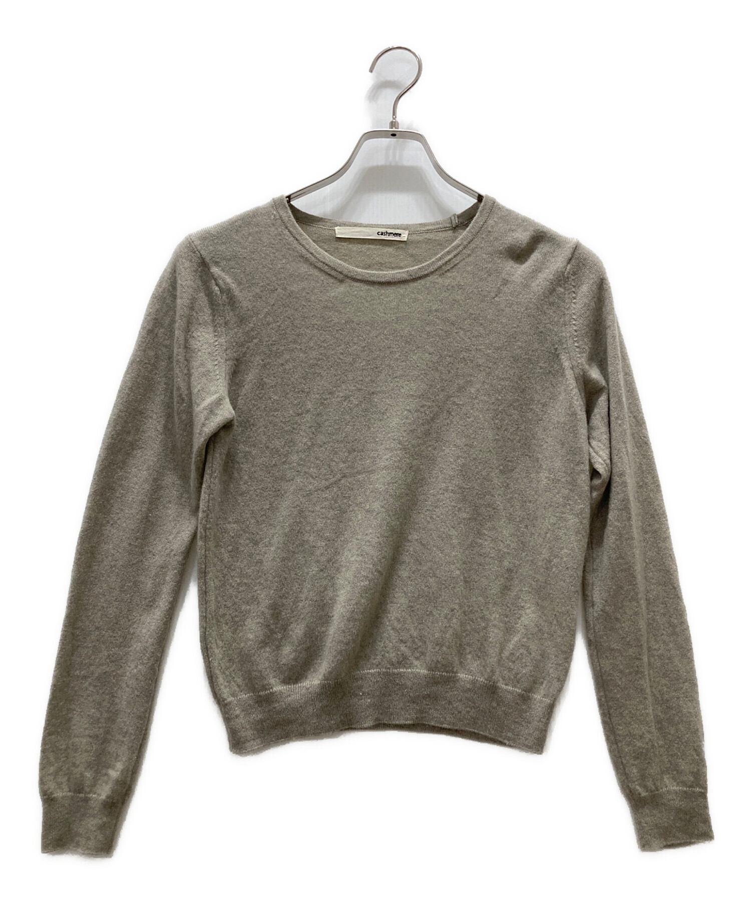 中古・古着通販】evam eva (エヴァムエヴァ) カシミヤニット ベージュ