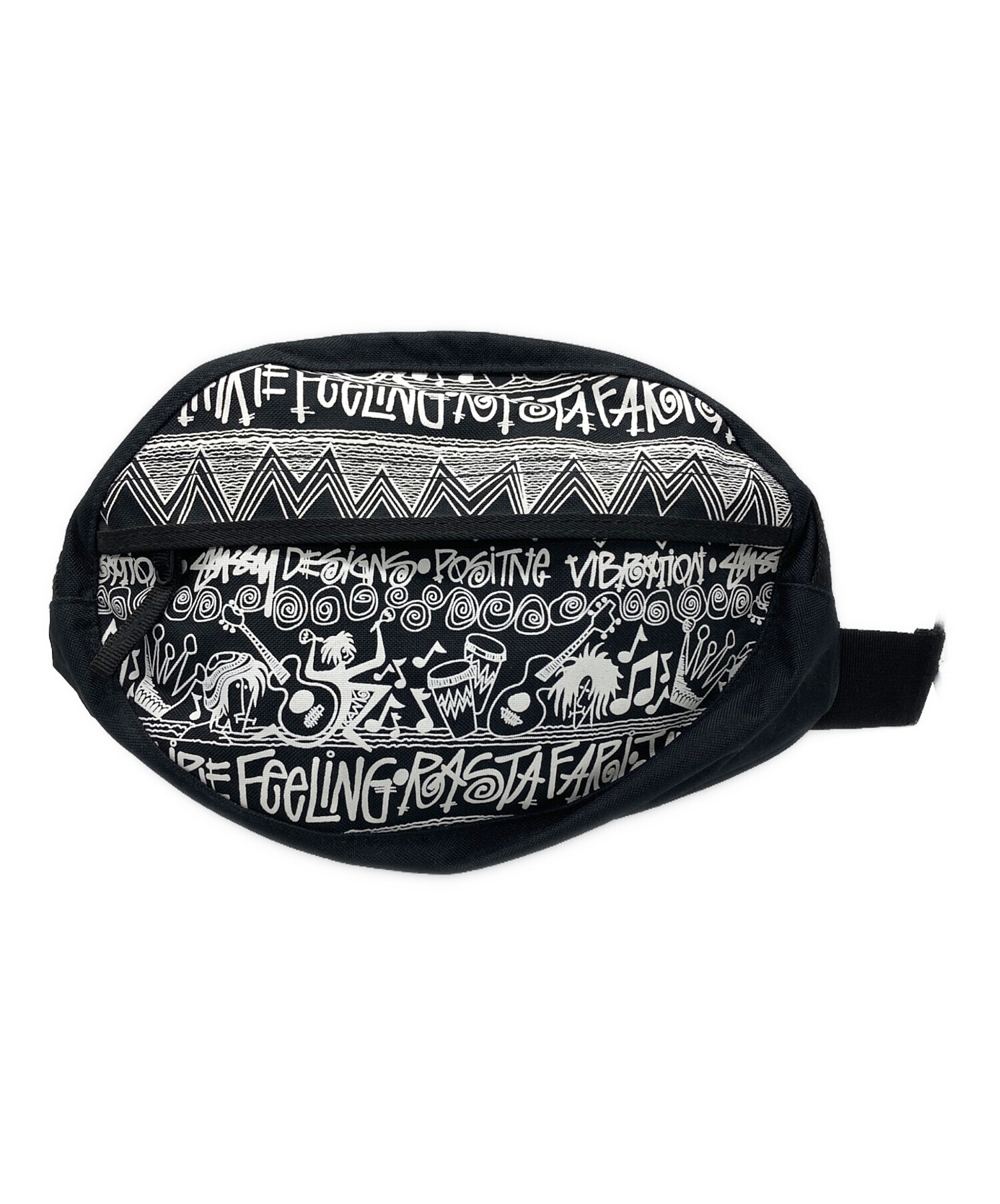 中古・古着通販】stussy (ステューシー) ウエストバッグ ブラック