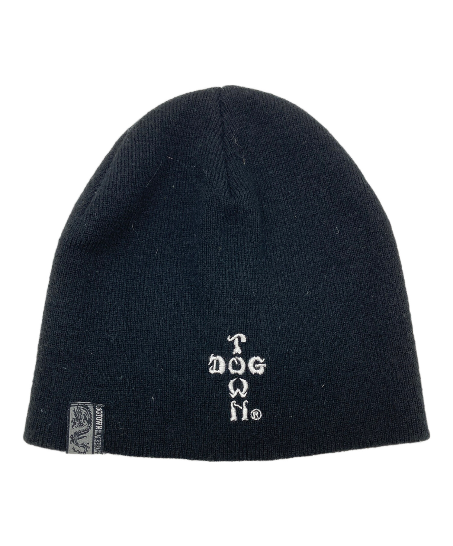 中古・古着通販】DOG TOWN (ドッグ タウン) ニット帽 ブラック