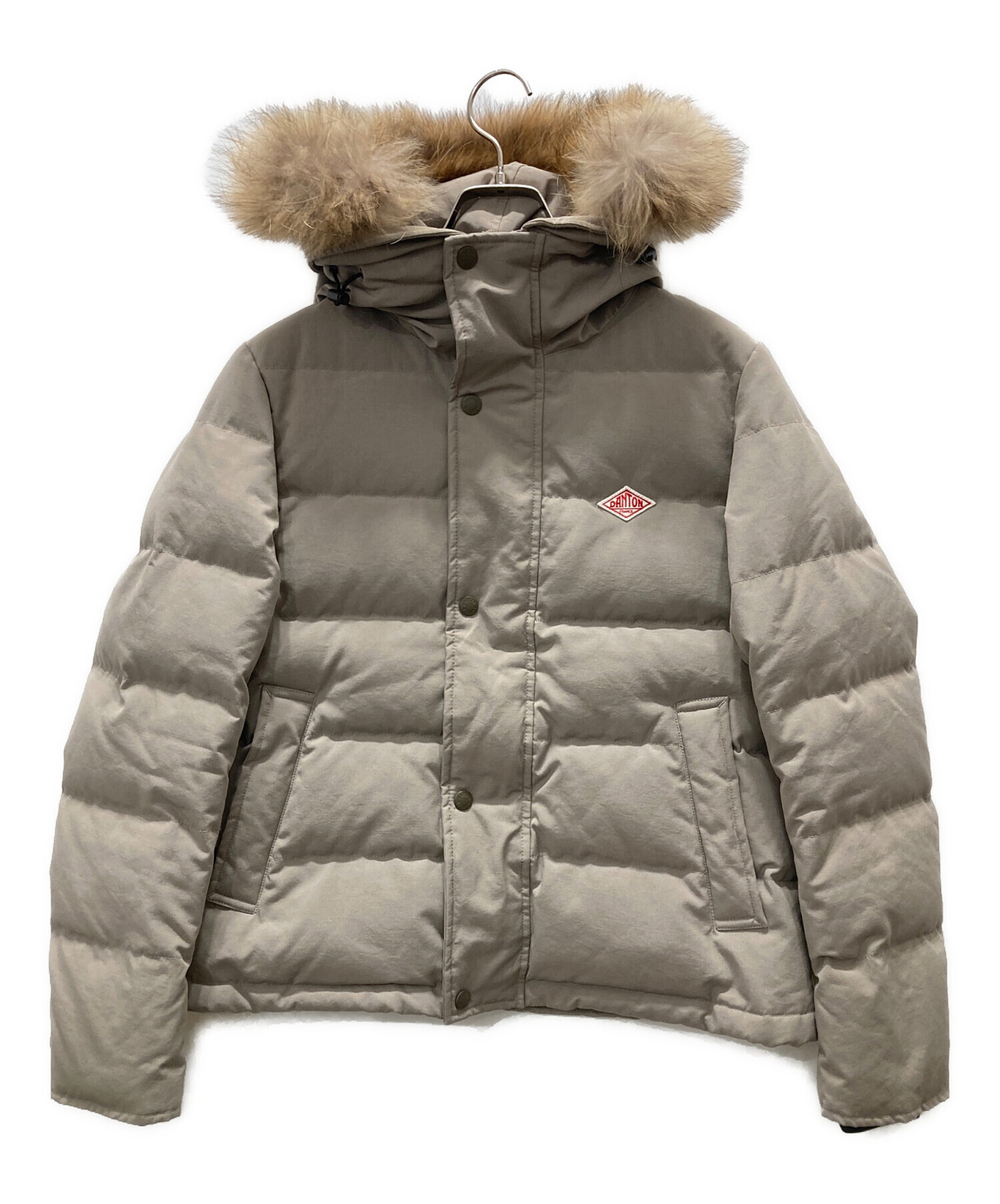 【極美品】DANTON ダントン ショート ダウン ジャケット グレー 38 中古・古着通販】DANTON (ダントン) ショート丈ダウンジャケット