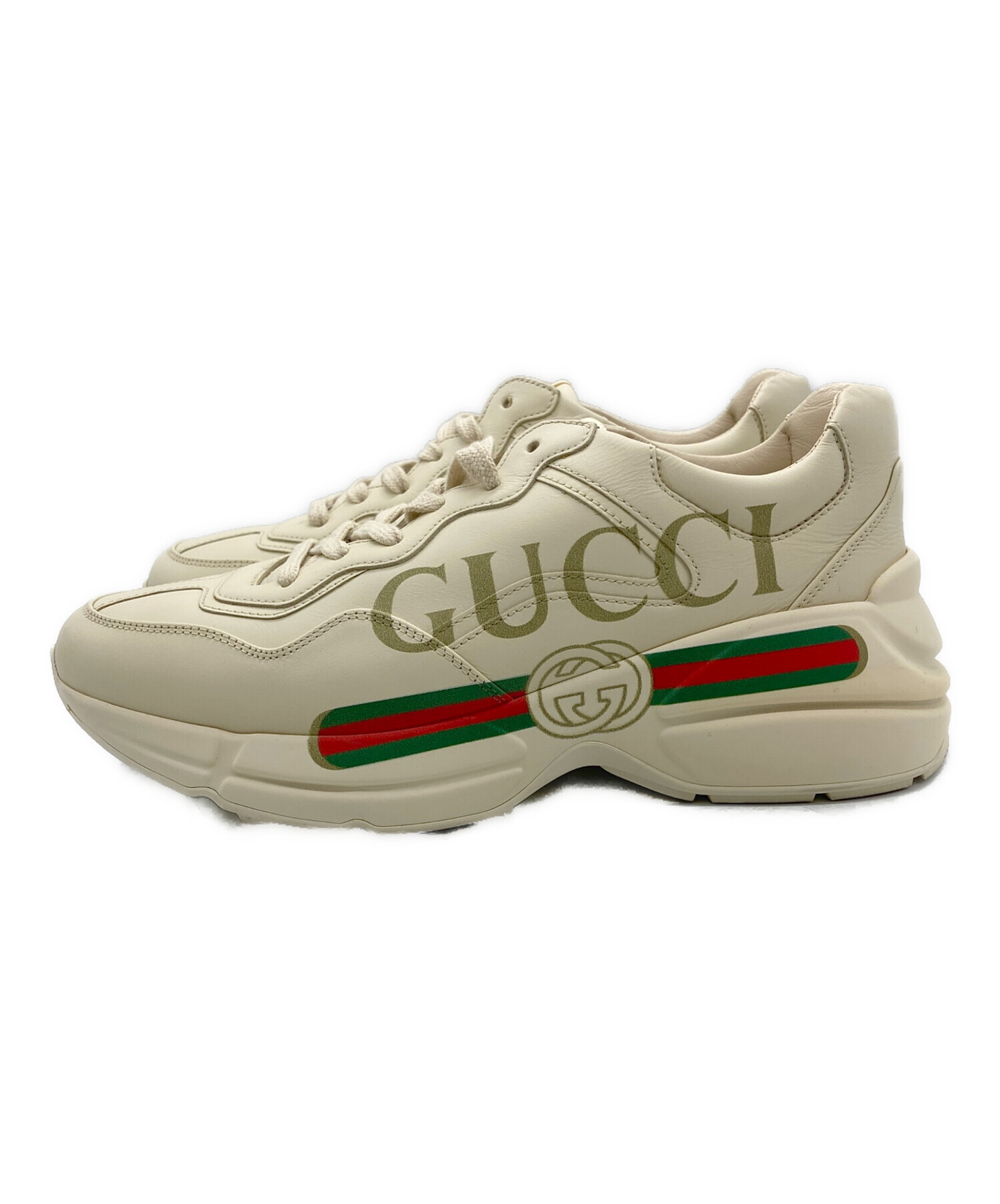 中古・古着通販】GUCCI (グッチ) ライトンシェリーラインスニーカー