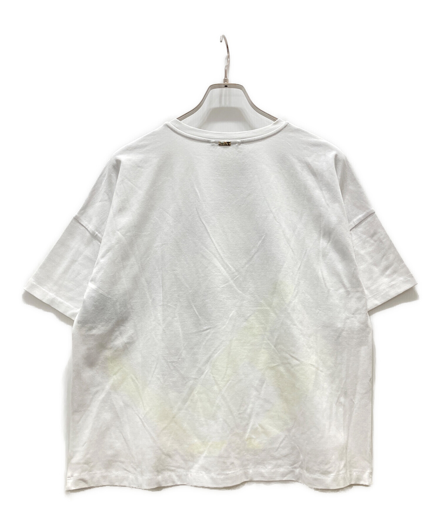 中古・古着通販】HERNO (ヘルノ) プリントTシャツ ホワイト サイズ:M