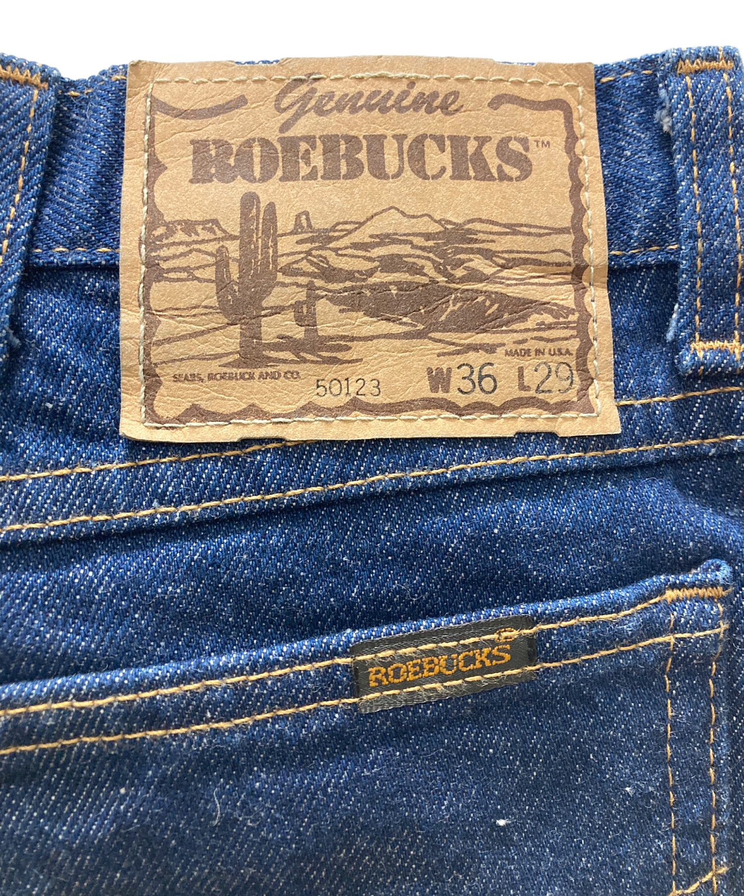 中古・古着通販】ROEBUCKS (ローバックス) USA製デニムパンツ