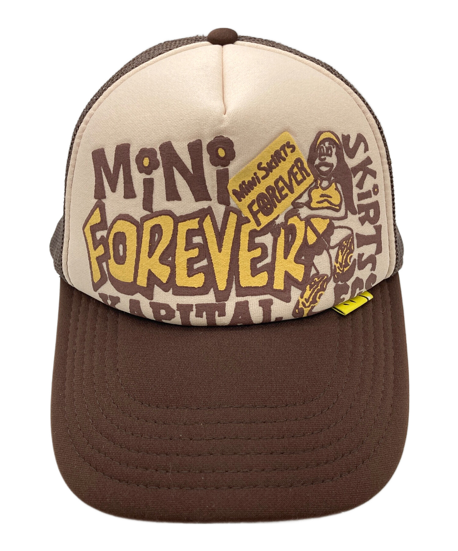 中古・古着通販】KAPITAL (キャピタル) MINI SKIRTS FOREVER ブラウン