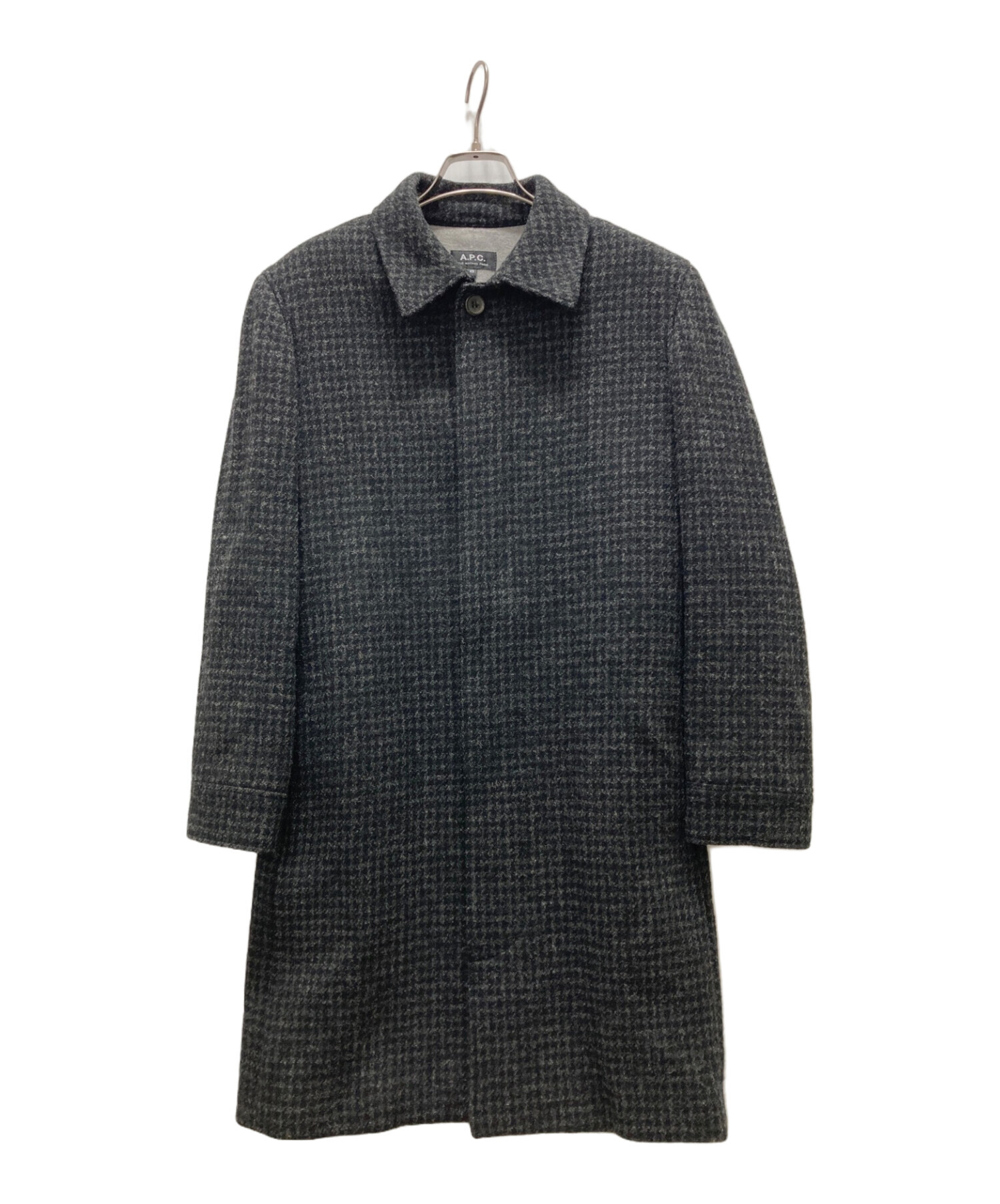 A.P.C. アーペーセー　ハリスツイード　harris tweed コート　S 中古・古着通販】A.P.C. (アーペーセー) Harris Tweed (ハリスツイード