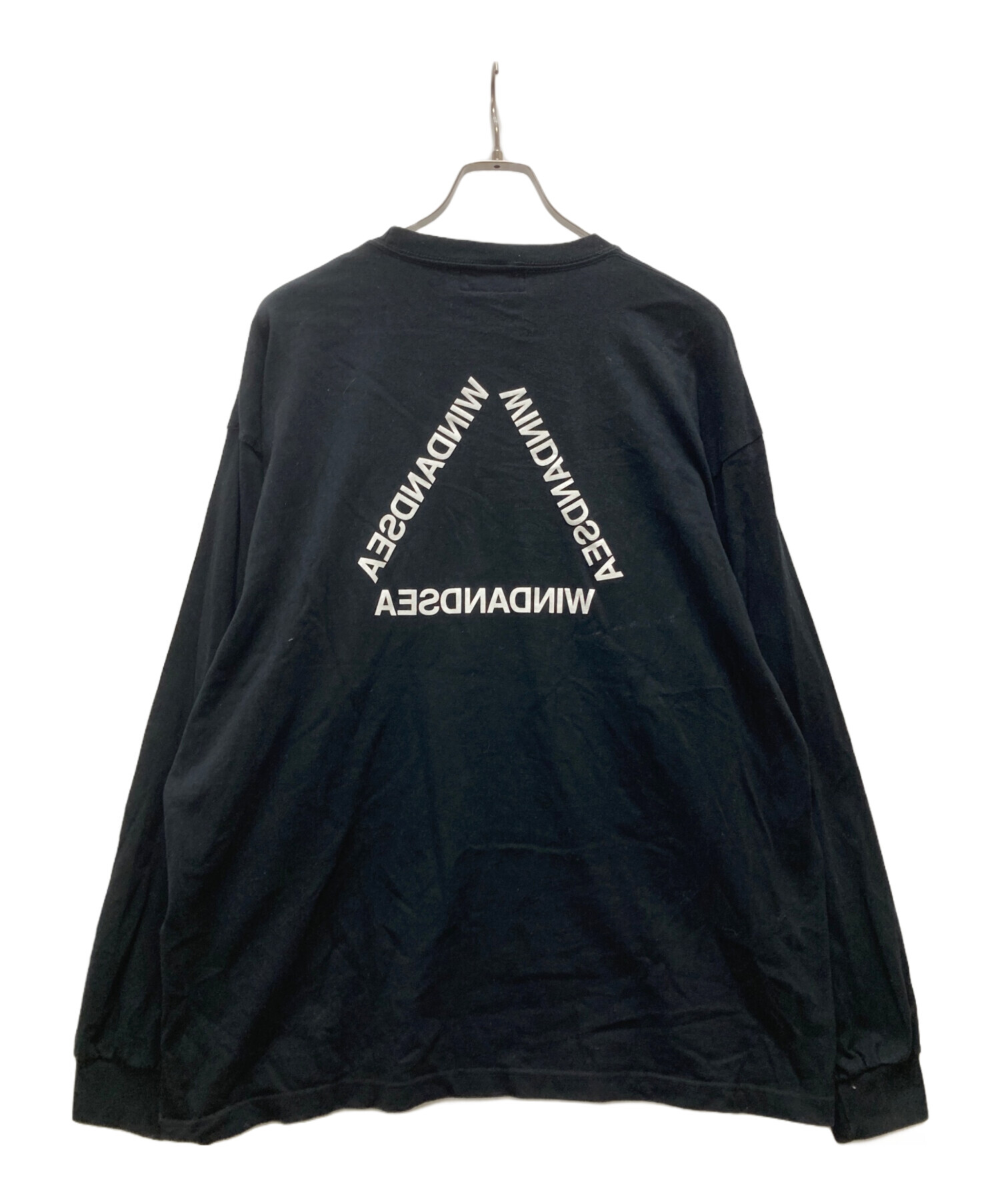 ウィンダンシー ロンT ブラック Lサイズ WIND AND SEA（Tシャツ 
