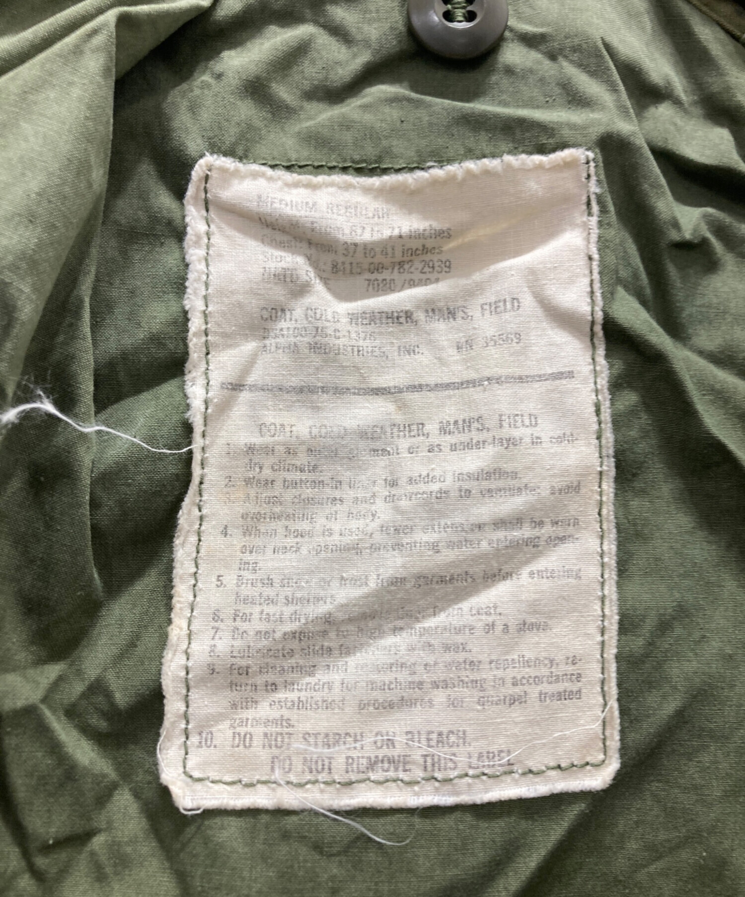 USED古着(ユーズドフルギ) DARIMI DIAMOND 裏地ファー ミリタリー ジャケット メンズ FREE 【中古】【ブランド古着バズストア】 中古・古着通販】USED (ユーズド) ミリタリージャケット カーキ サイズ