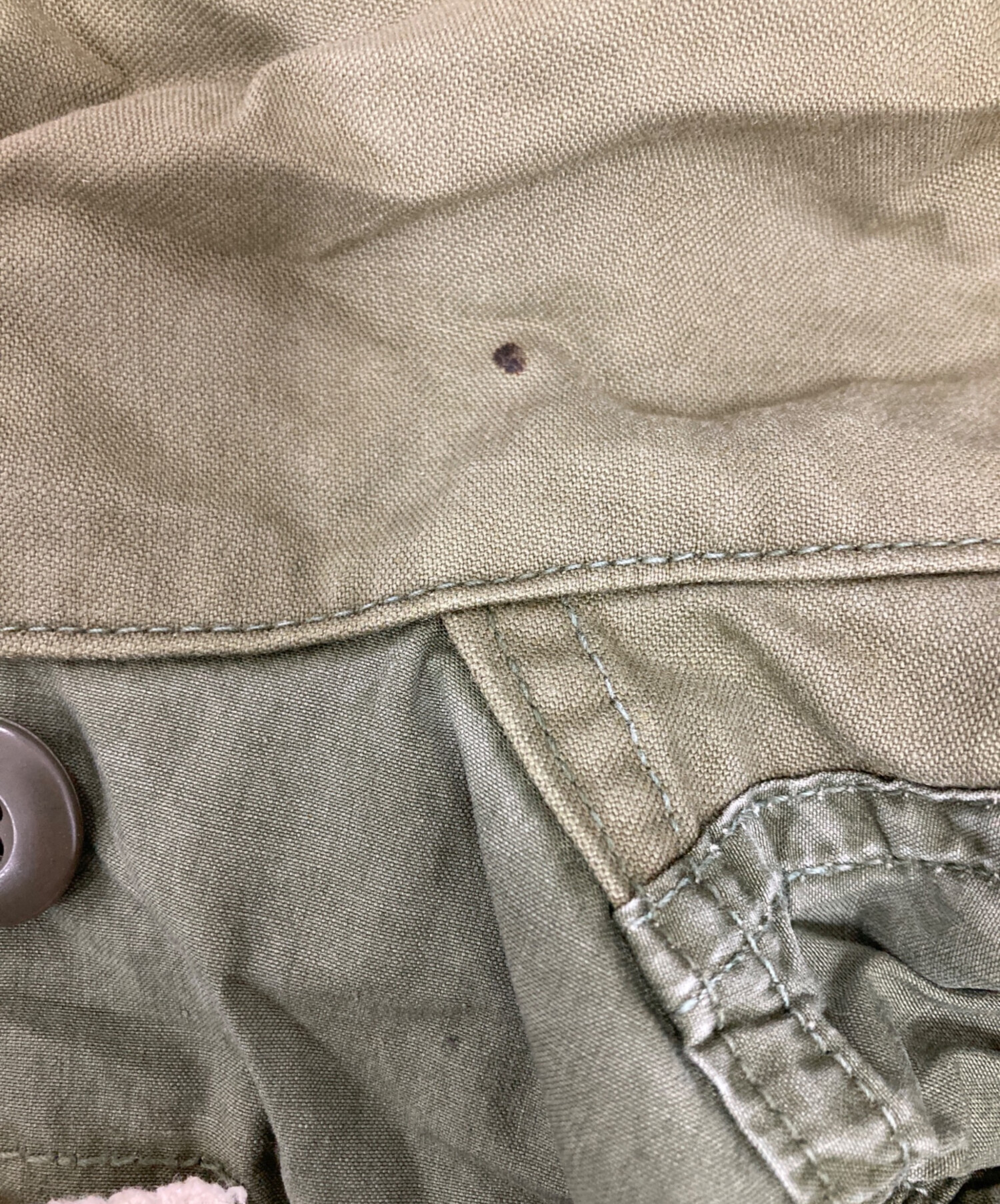 中古・古着通販】USED (ユーズド) ミリタリージャケット カーキ サイズ