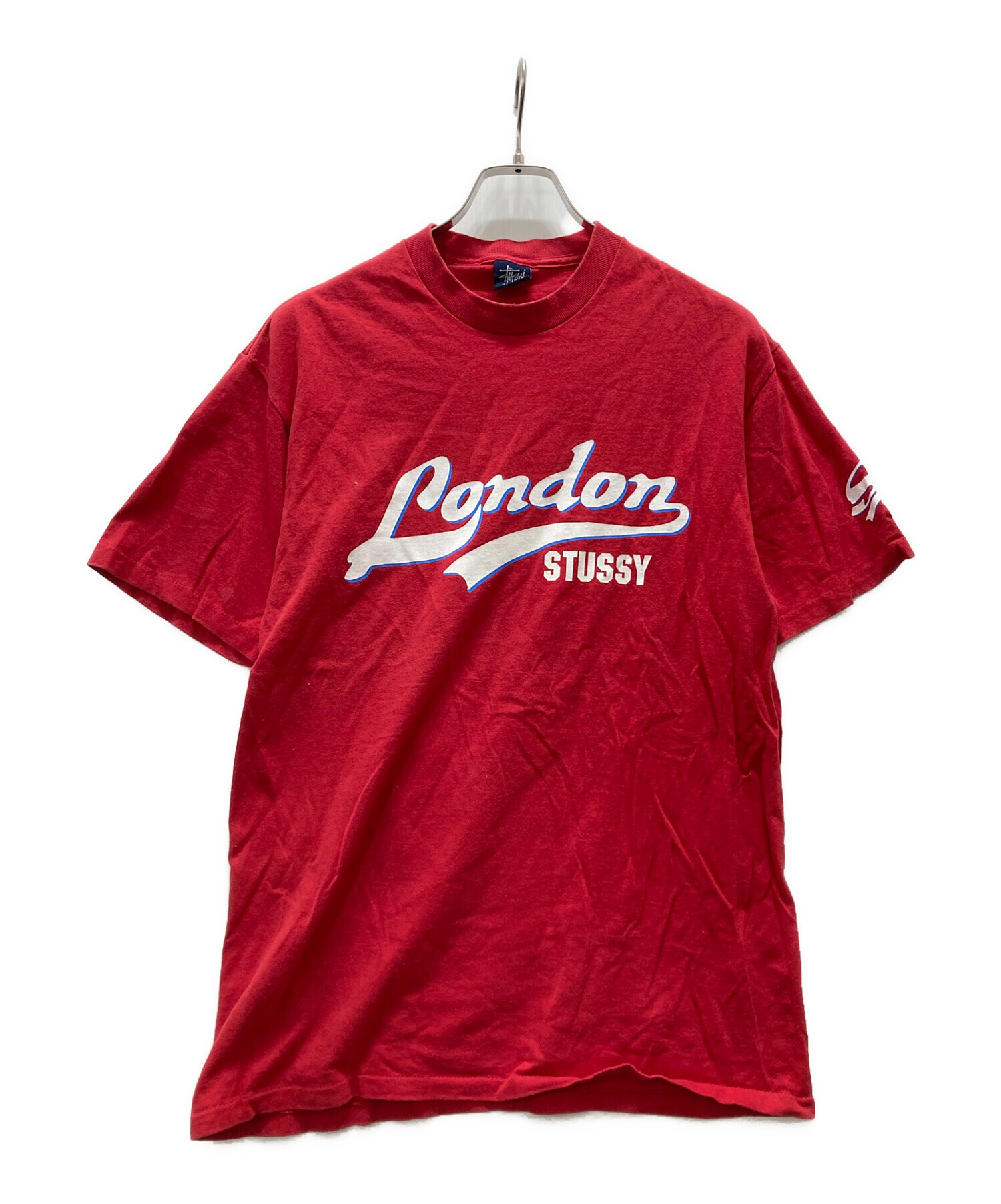 中古・古着通販】stussy (ステューシー) Tシャツ レッド サイズ:M