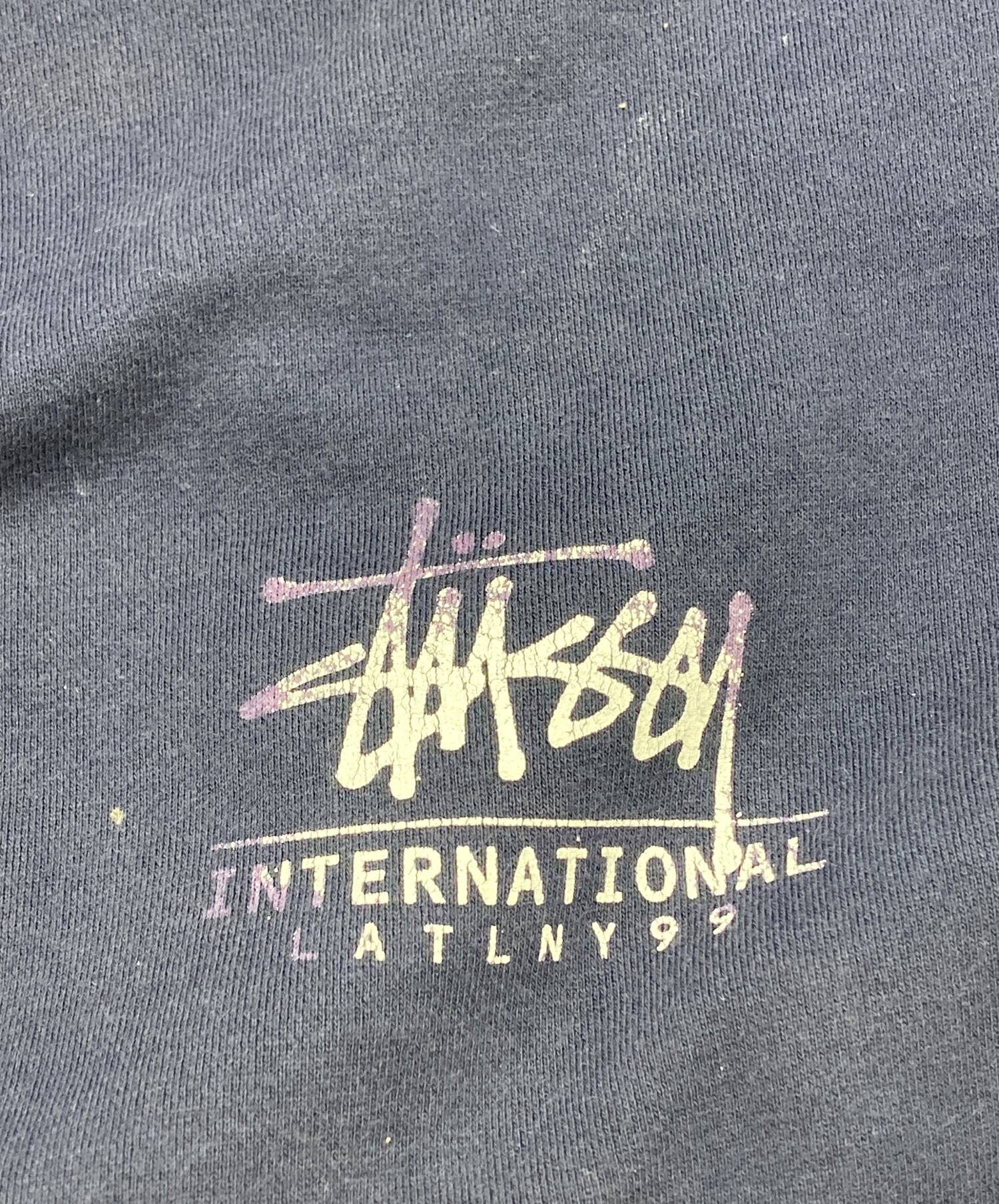 中古・古着通販】stussy (ステューシー) 90's ロゴスウェット ネイビー