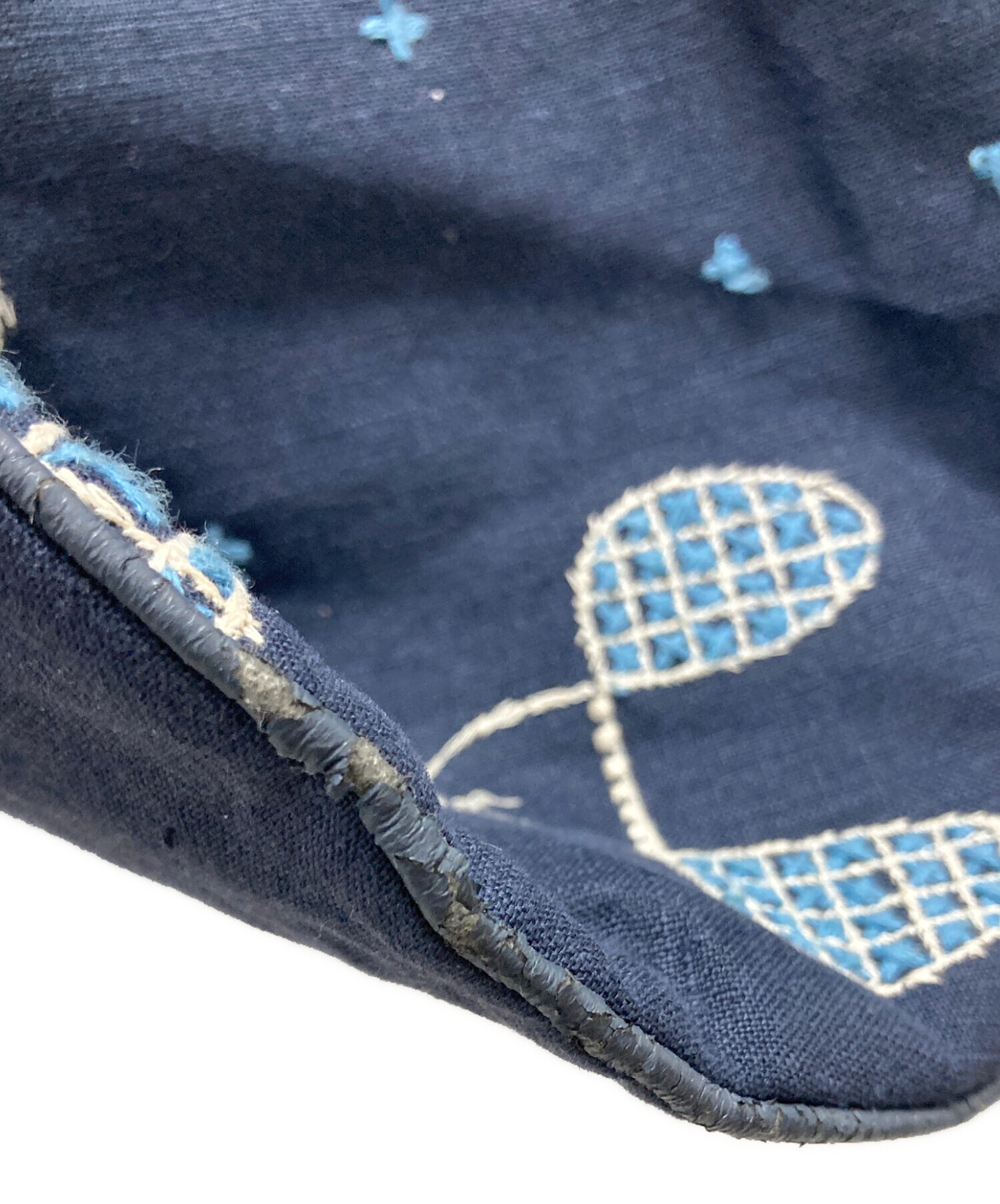 中古・古着通販】mina perhonen (ミナ ペルホネン) バッグ ネイビー