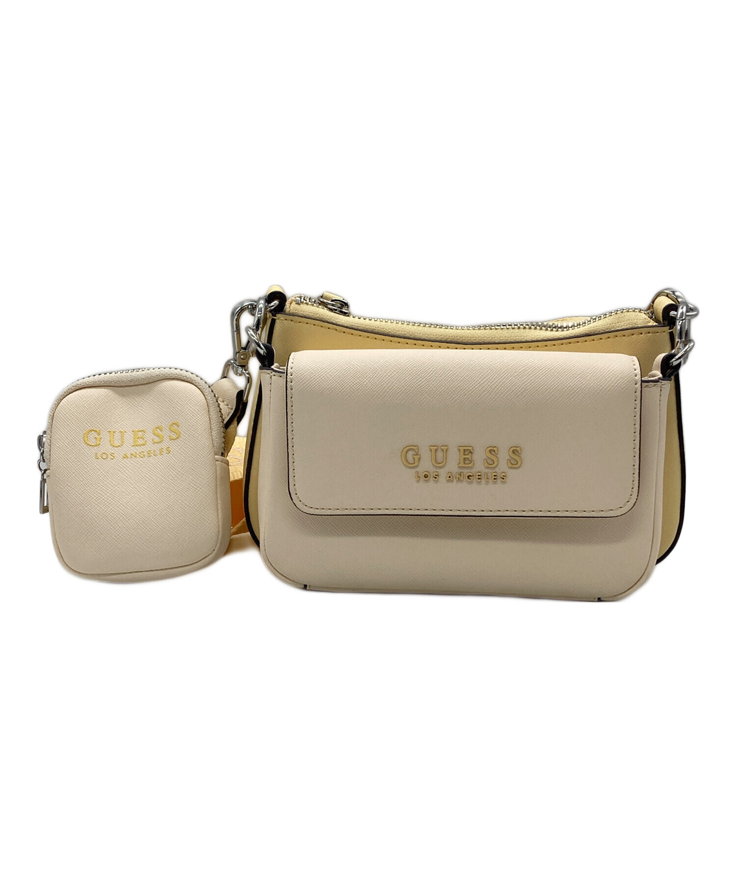 中古・古着通販】GUESS (ゲス) ショルダーバッグ イエロー｜ブランド 