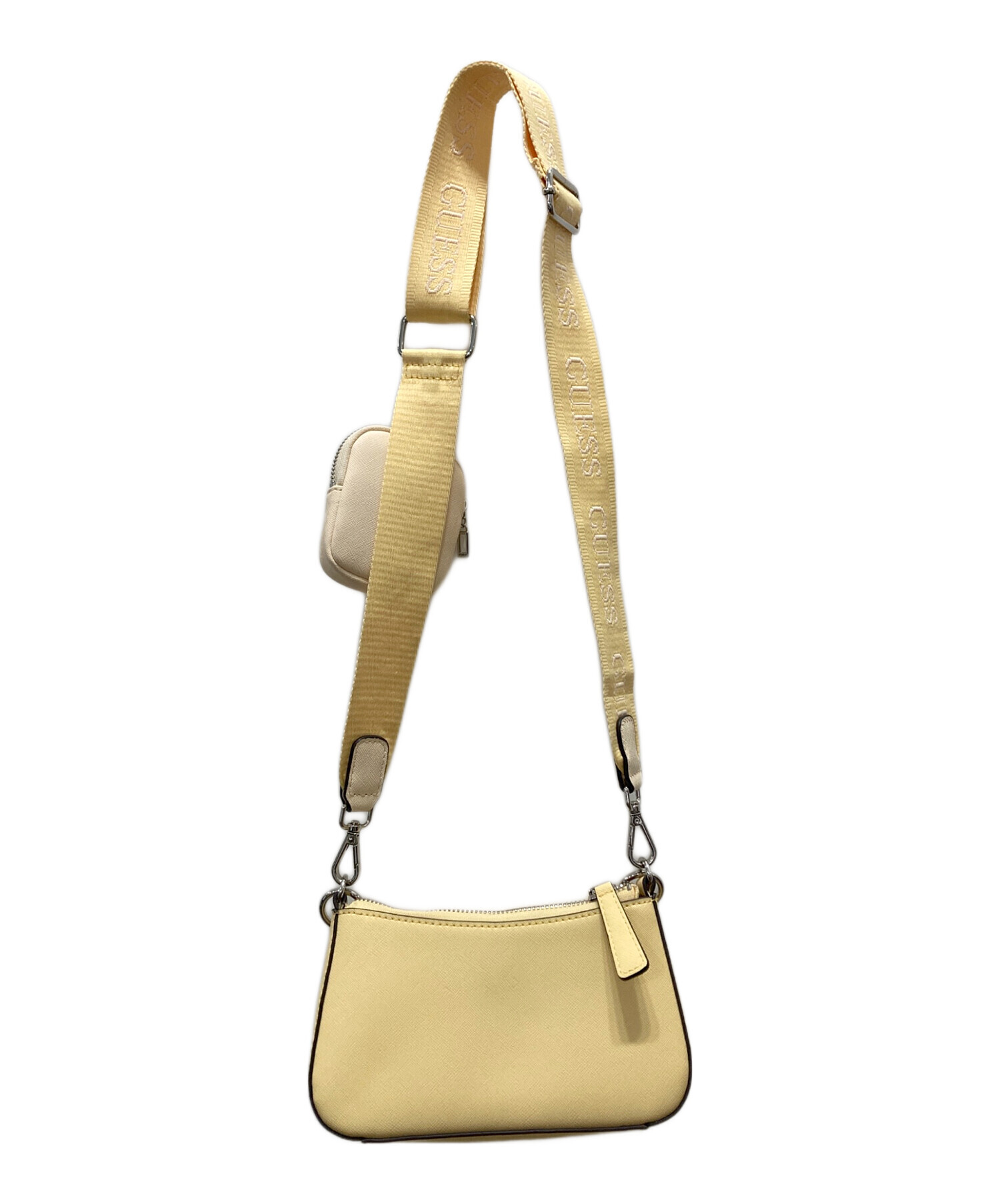 中古・古着通販】GUESS (ゲス) ショルダーバッグ イエロー｜ブランド 
