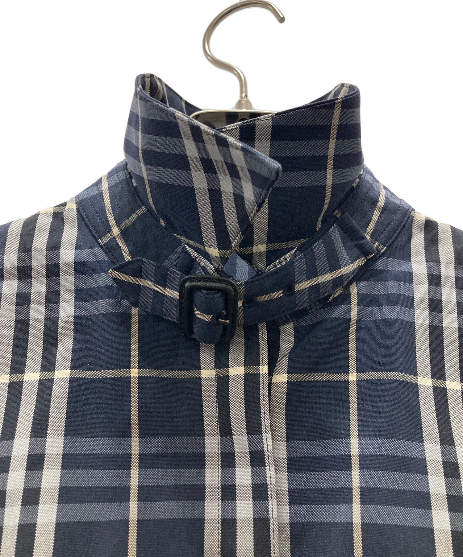 バーバリーロンドン　ノバチェック　ジャケット　40 レア✨バーバリーロンドン キルティングジャケット ブルー ノバ