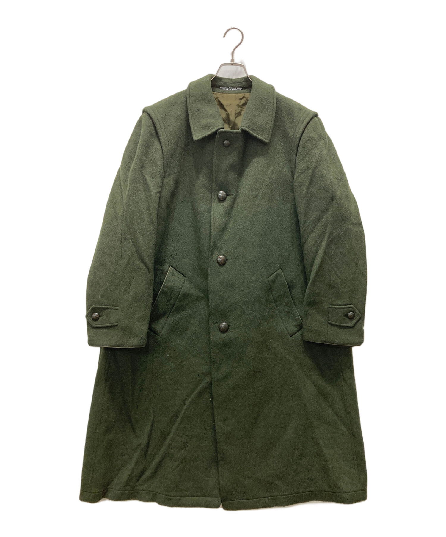 STEINBOCK× HIMALAYA LODEN コート 深緑 a431 中古・古着通販】steinbock (スタインボック) HIMALAYA LODEN ロング丈