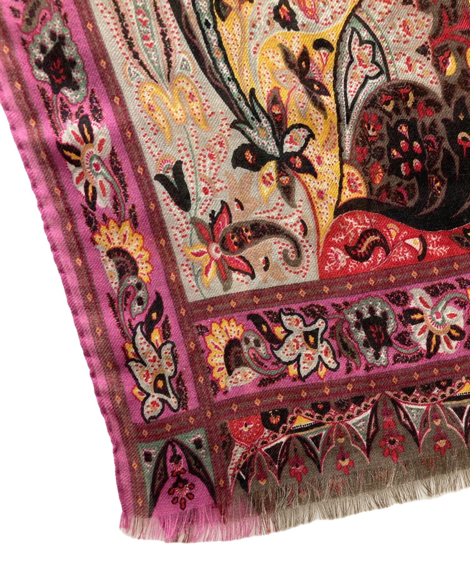 中古・古着通販】ETRO (エトロ) 総柄ストール パープル｜ブランド