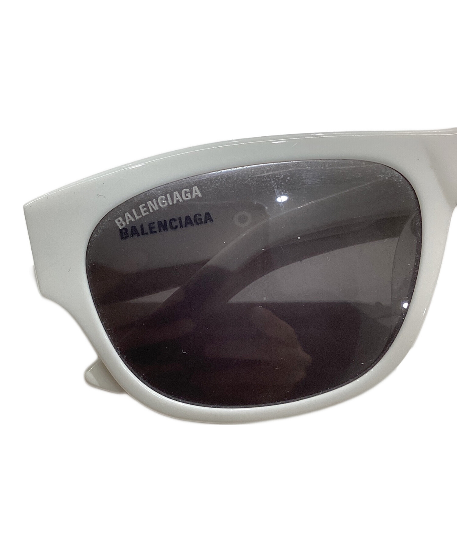 中古・古着通販】BALENCIAGA (バレンシアガ) サングラス ホワイト