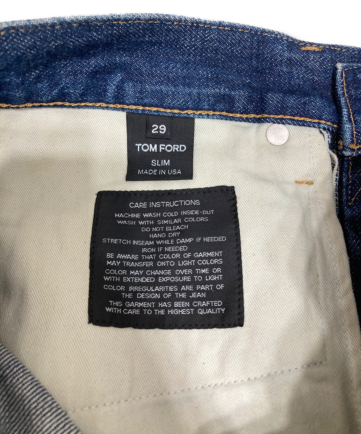 中古・古着通販】TOM FORD (トムフォード) スキニーデニムパンツ