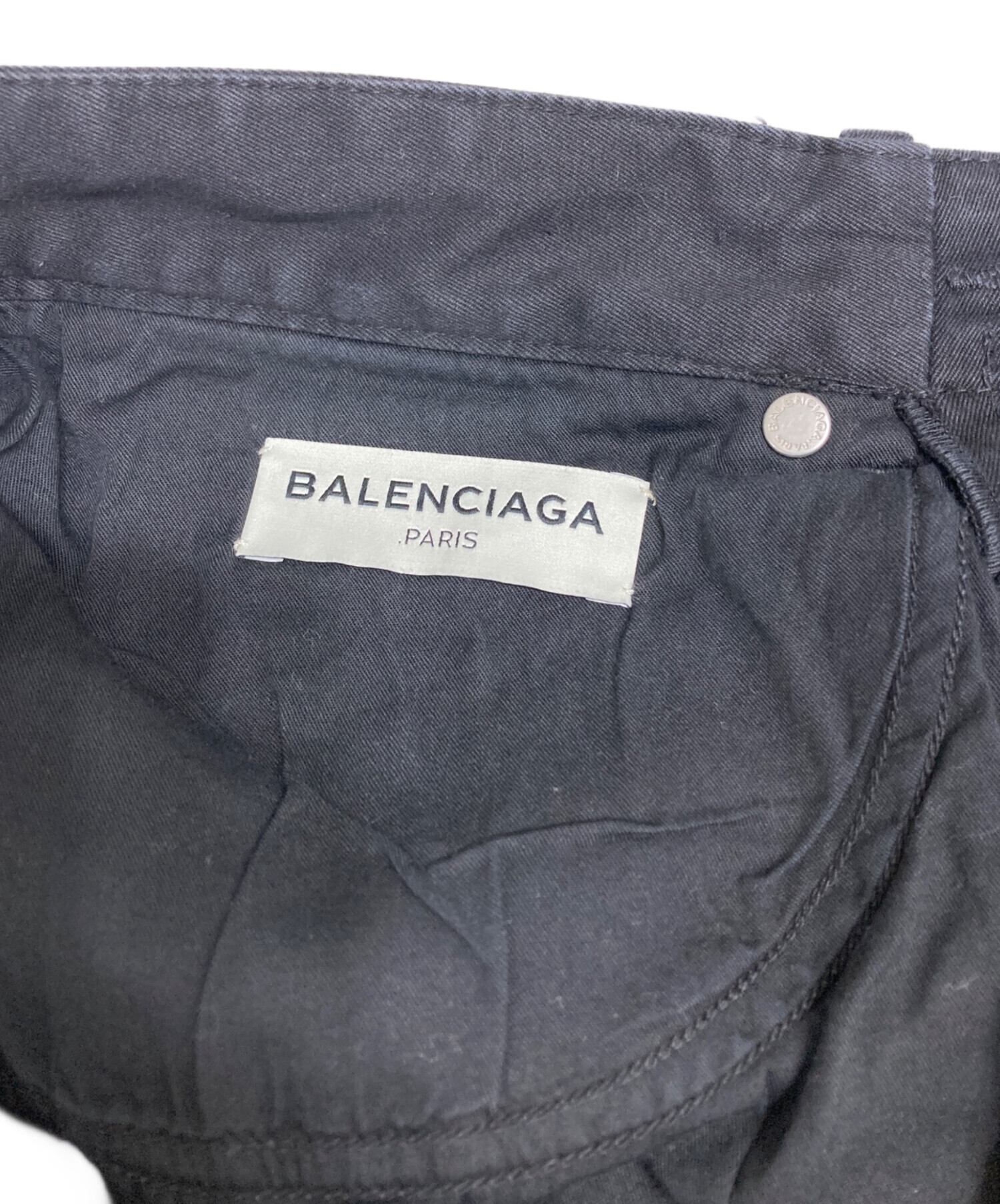 中古・古着通販】BALENCIAGA (バレンシアガ) スキニーパンツ ブラック