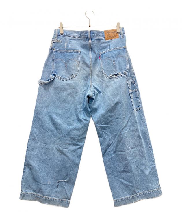 中古・古着通販】glamb (グラム) グランジステッチペインターパンツ 