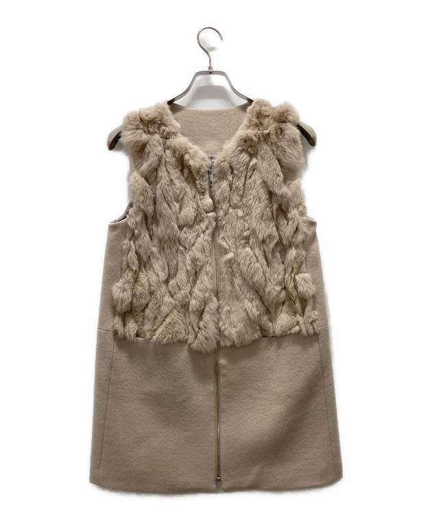 中古・古着通販】PASSIONE (パシオーネ) レッキスファー切替ベスト