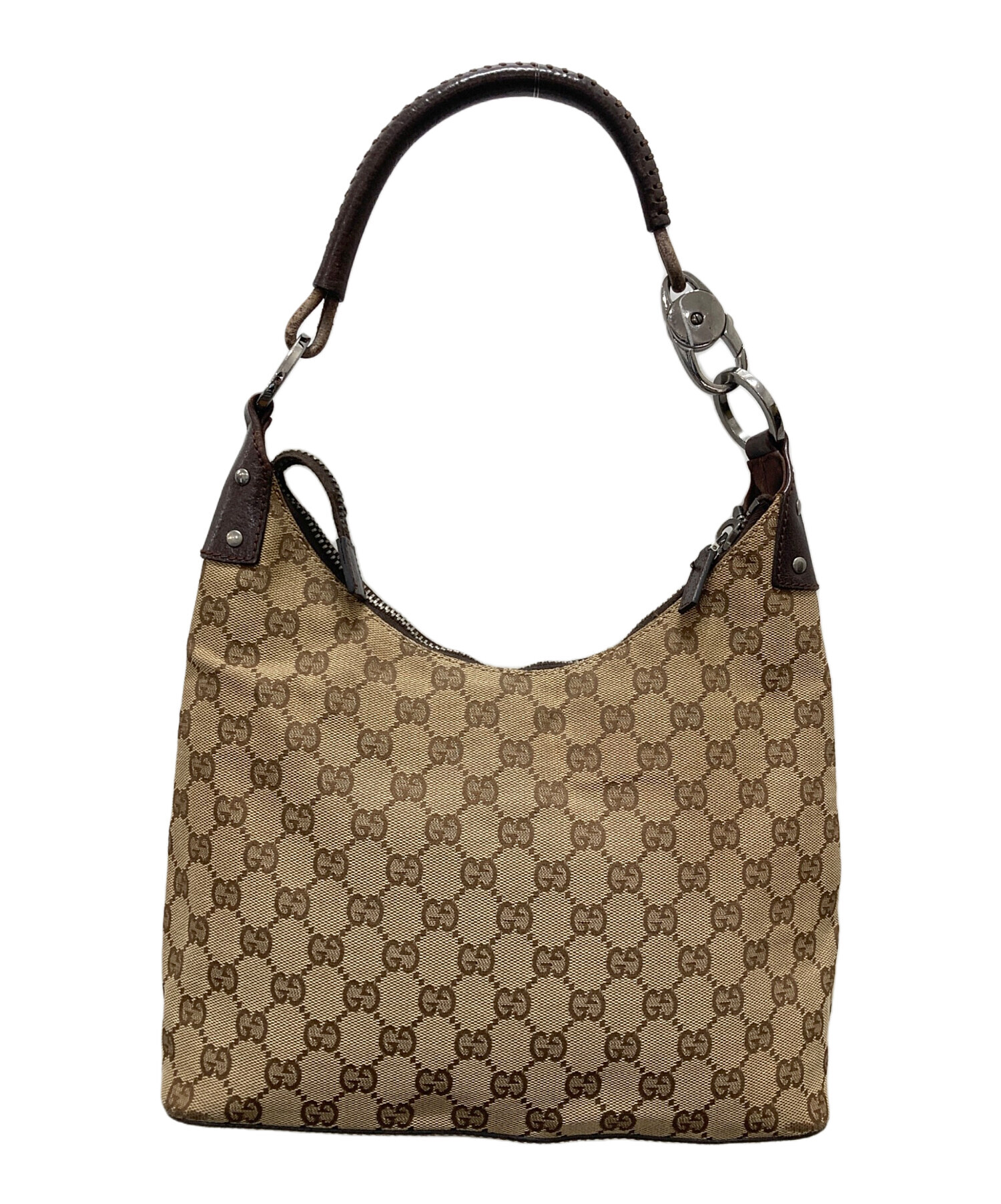 中古・古着通販】GUCCI (グッチ) GGキャンバス ワンショルダーバッグ