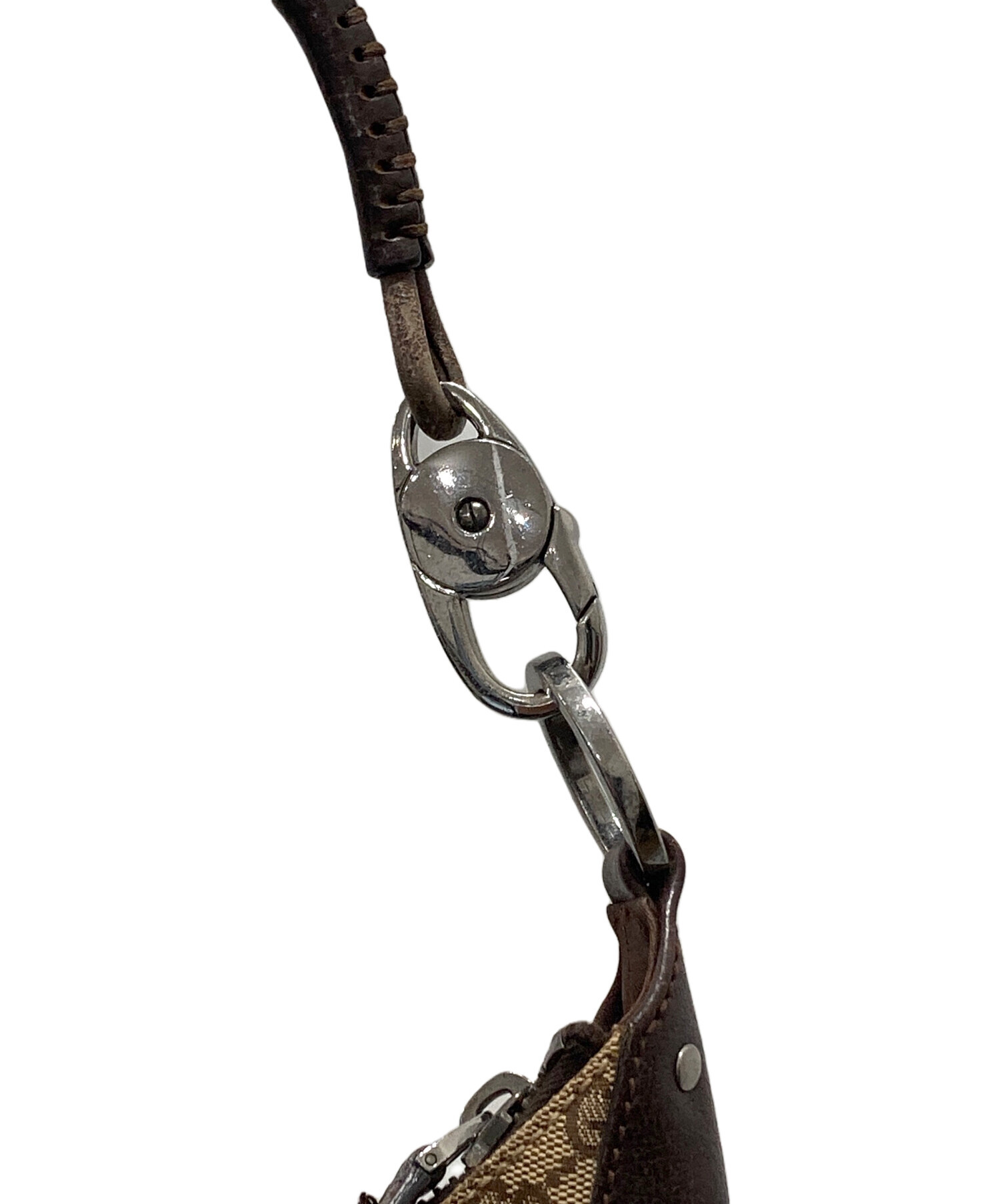 中古・古着通販】GUCCI (グッチ) GGキャンバス ワンショルダーバッグ