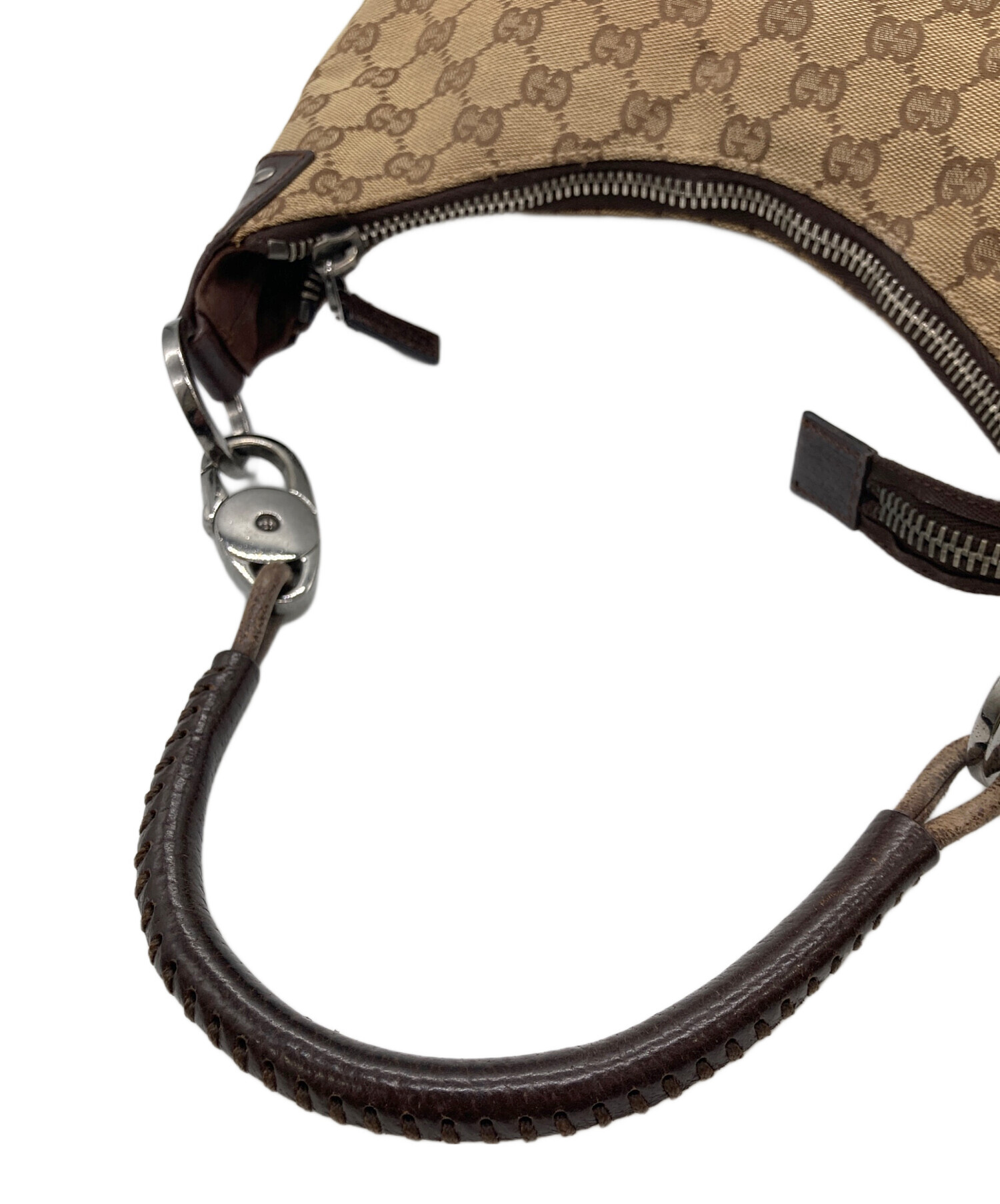 中古・古着通販】GUCCI (グッチ) GGキャンバス ワンショルダーバッグ