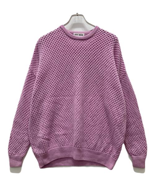 中古・古着通販】TTT MSW (ティー) Wool pullover knit ピンク サイズ