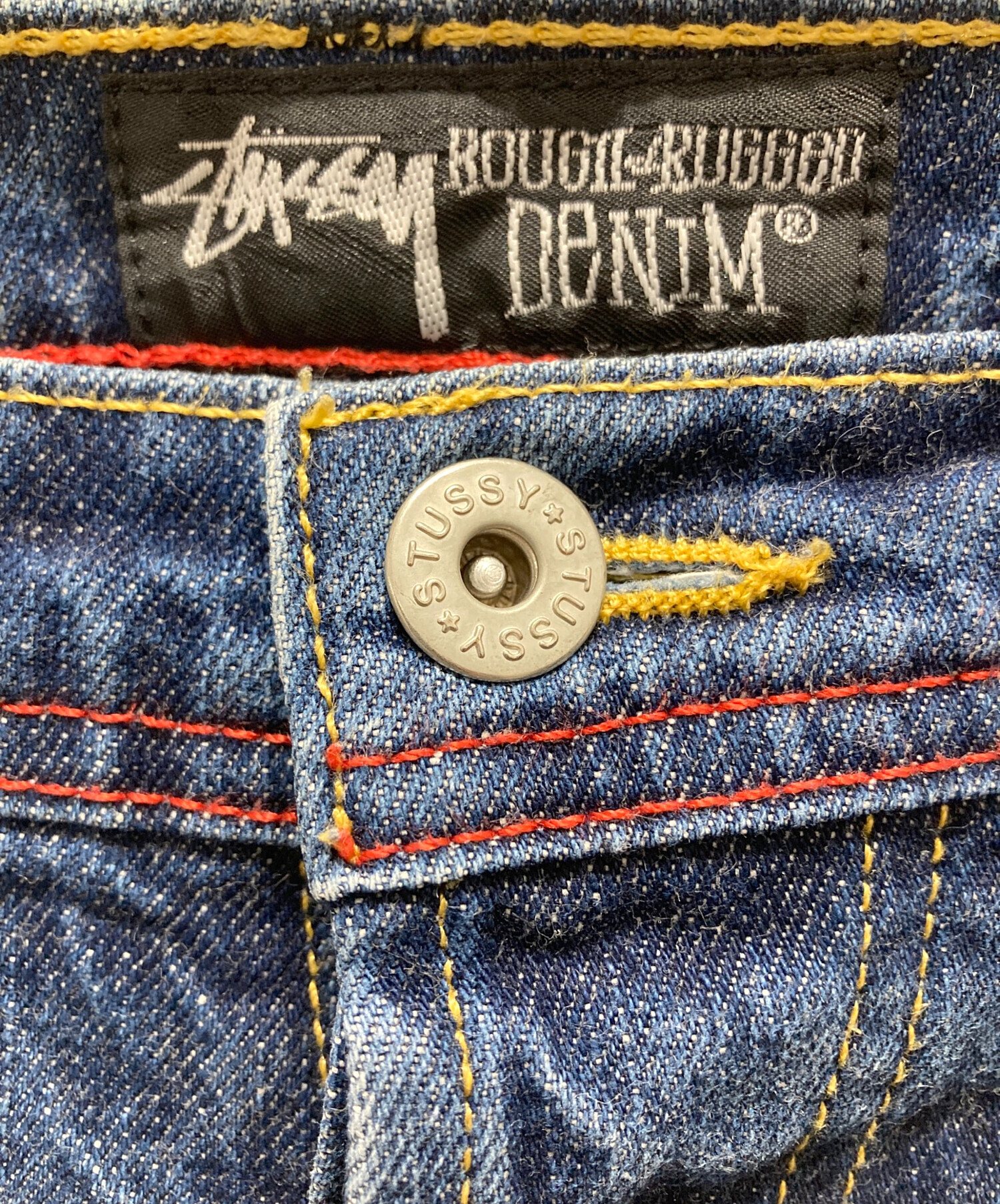 中古・古着通販】stussy (ステューシー) USA製デニムパンツ/Rough and