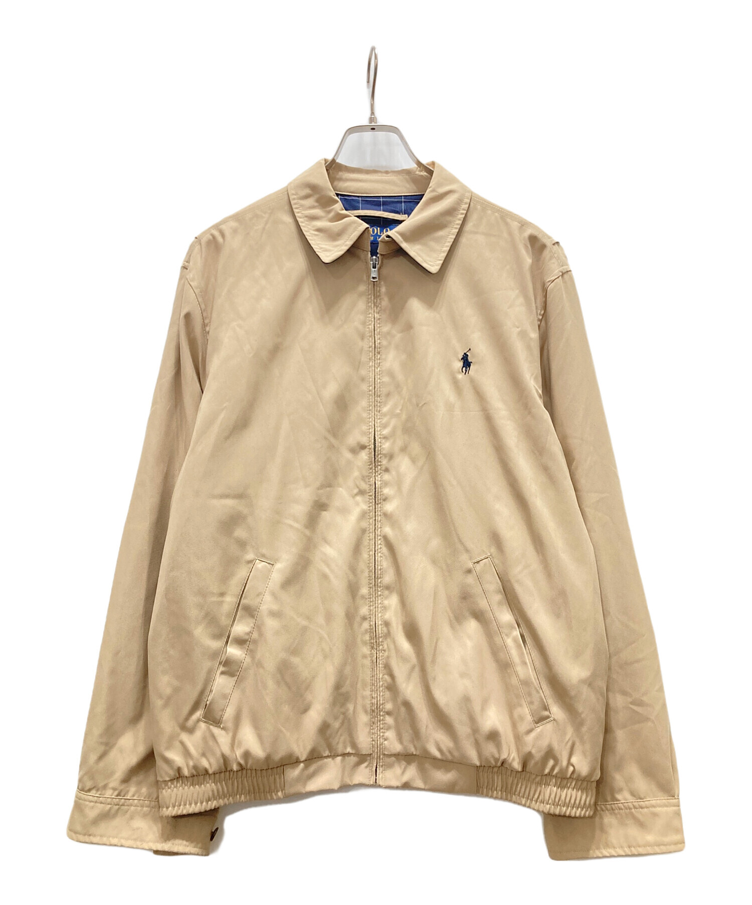 【美品】Ralph Lauren POLO スイングトップ ベージュ S 中古・古着通販】POLO RALPH LAUREN (ポロ・ラルフローレン) スイング