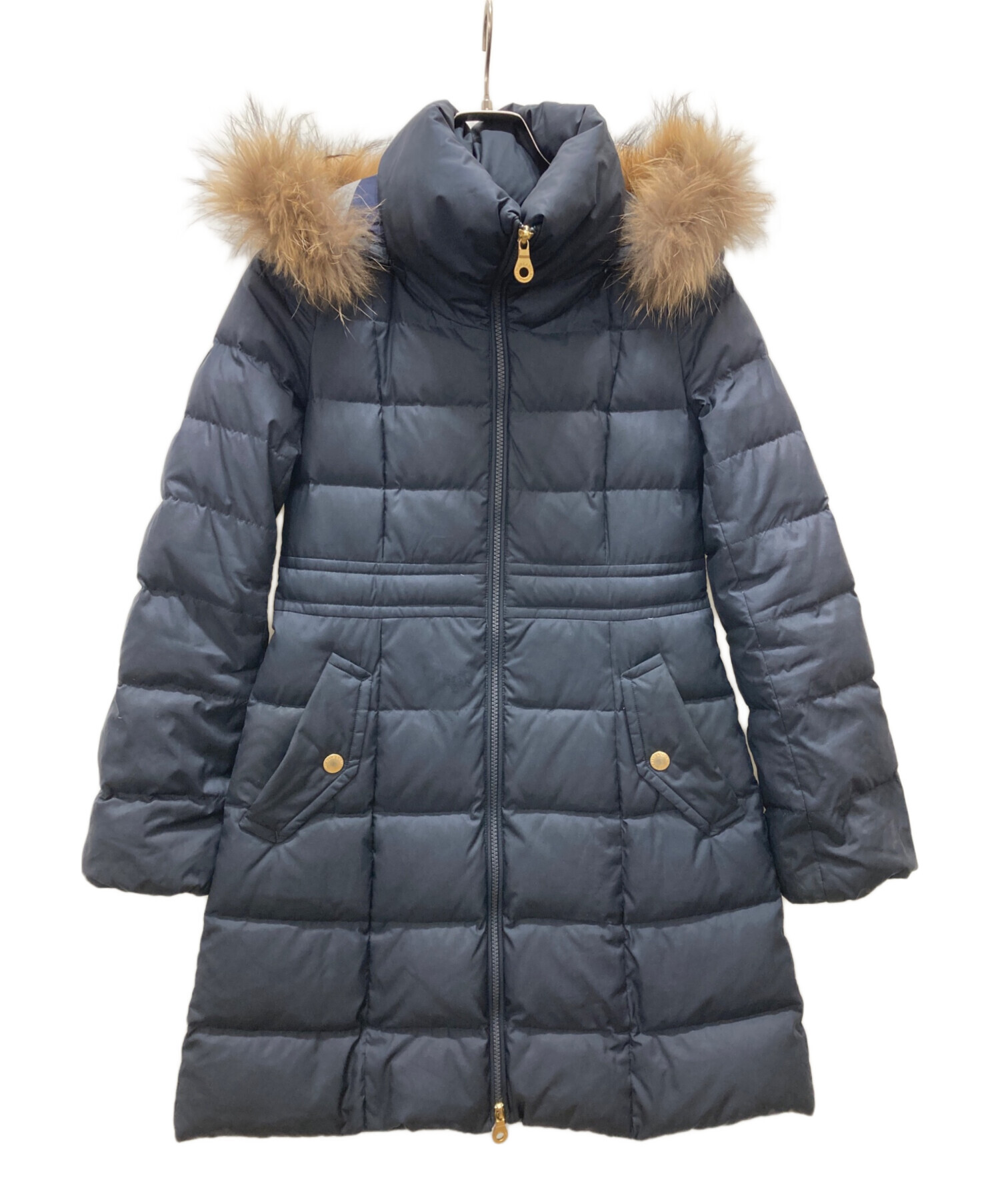 BLUE LABEL CRESTBRIDGE ダウンコート チェック 40 L HAPPY COAT