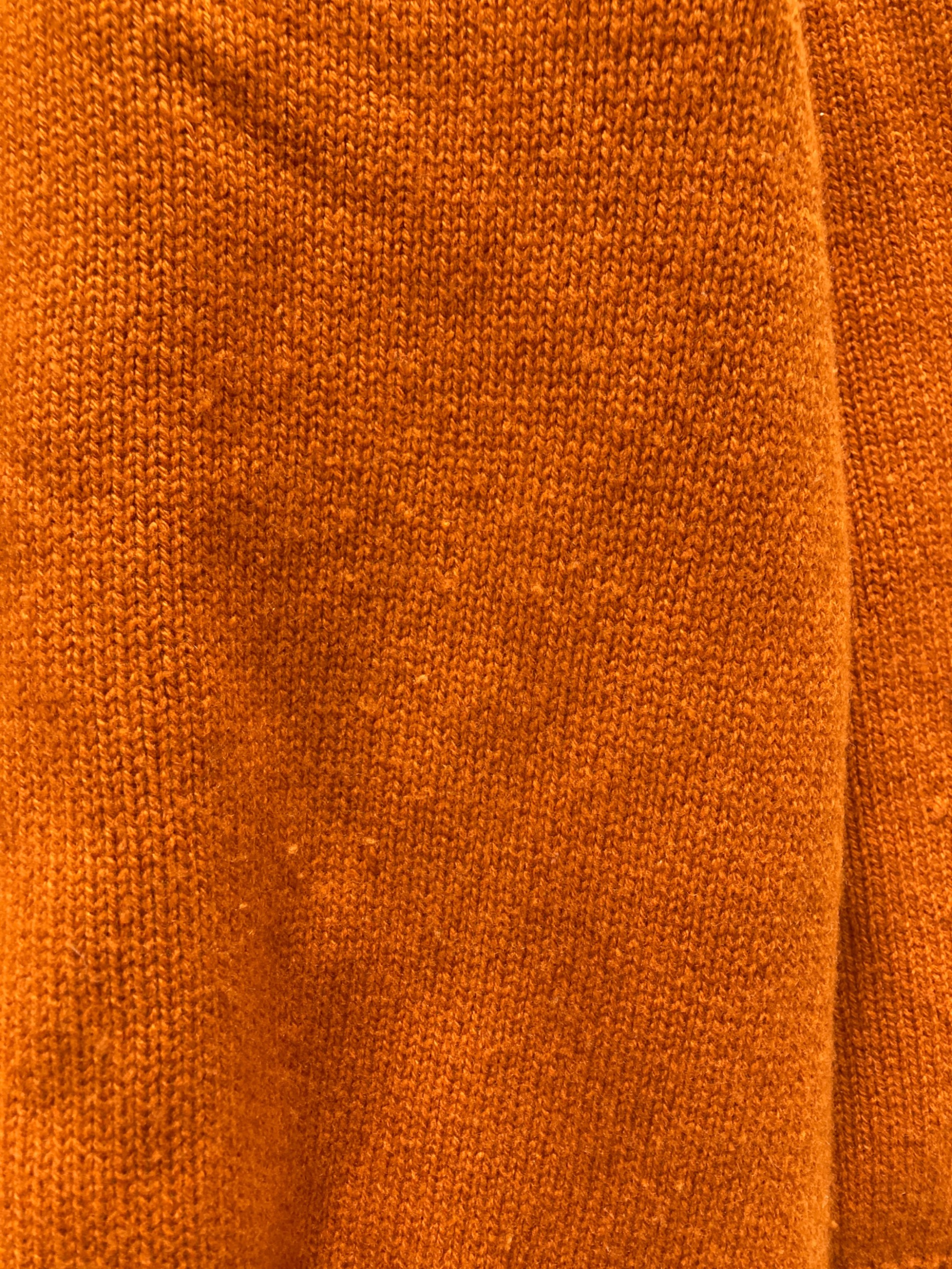 中古・古着通販】theory (セオリー) カシミヤ混ニット オレンジ サイズ