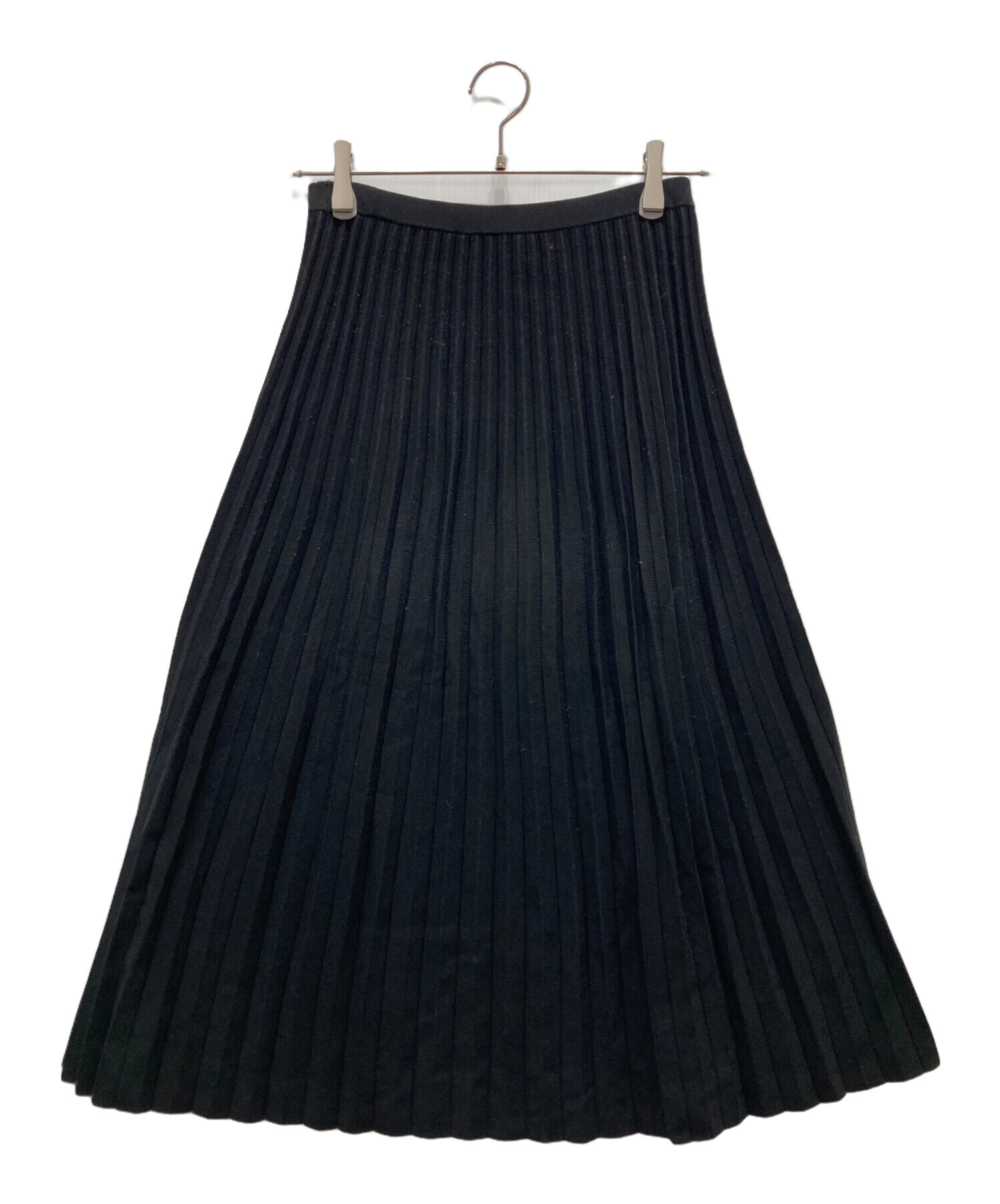 中古・古着通販】theory (セオリー) リブスカート ブラック サイズ:S