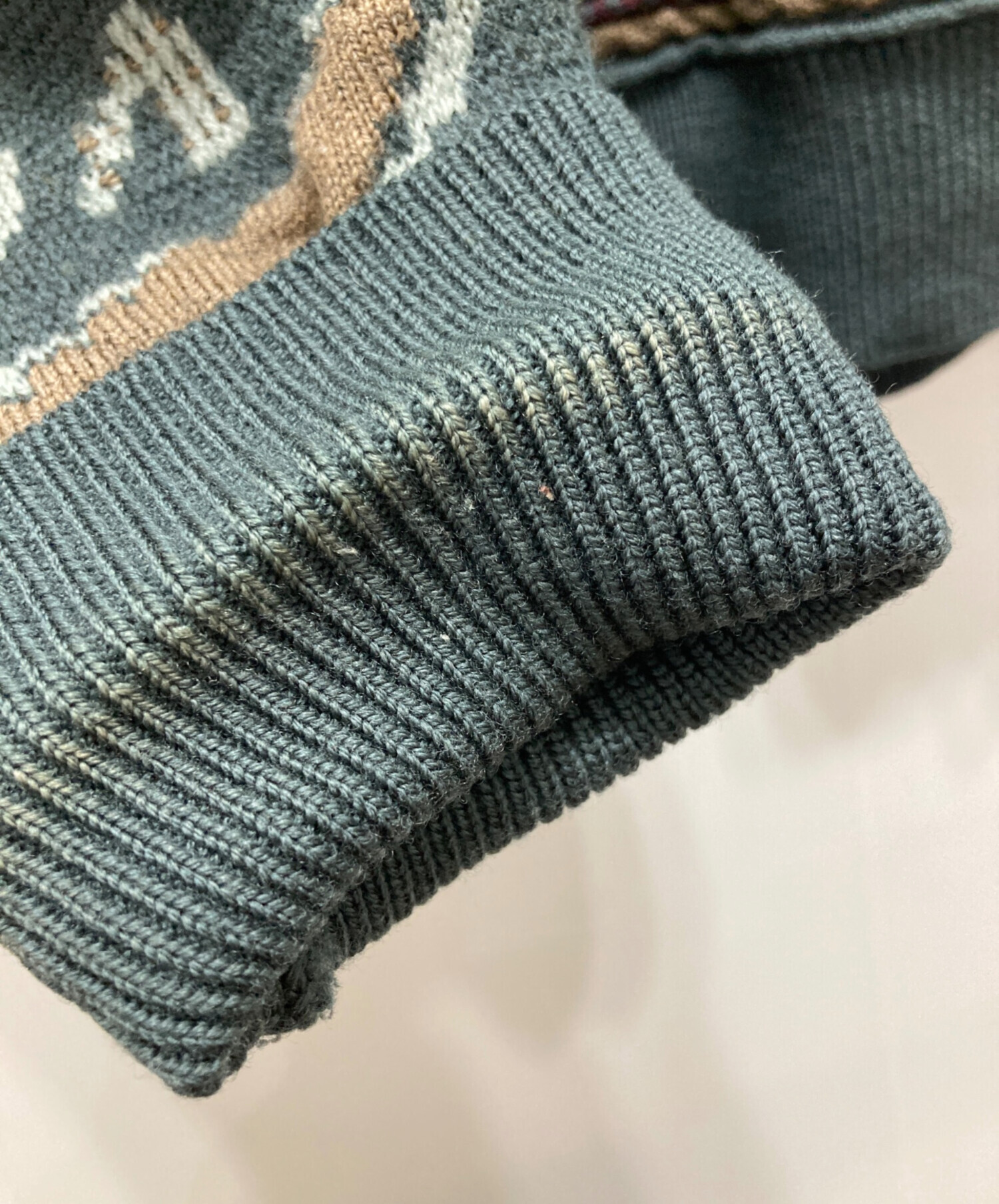 中古・古着通販】MEEROO (.) 豪州製3Dニット グリーン サイズ:M