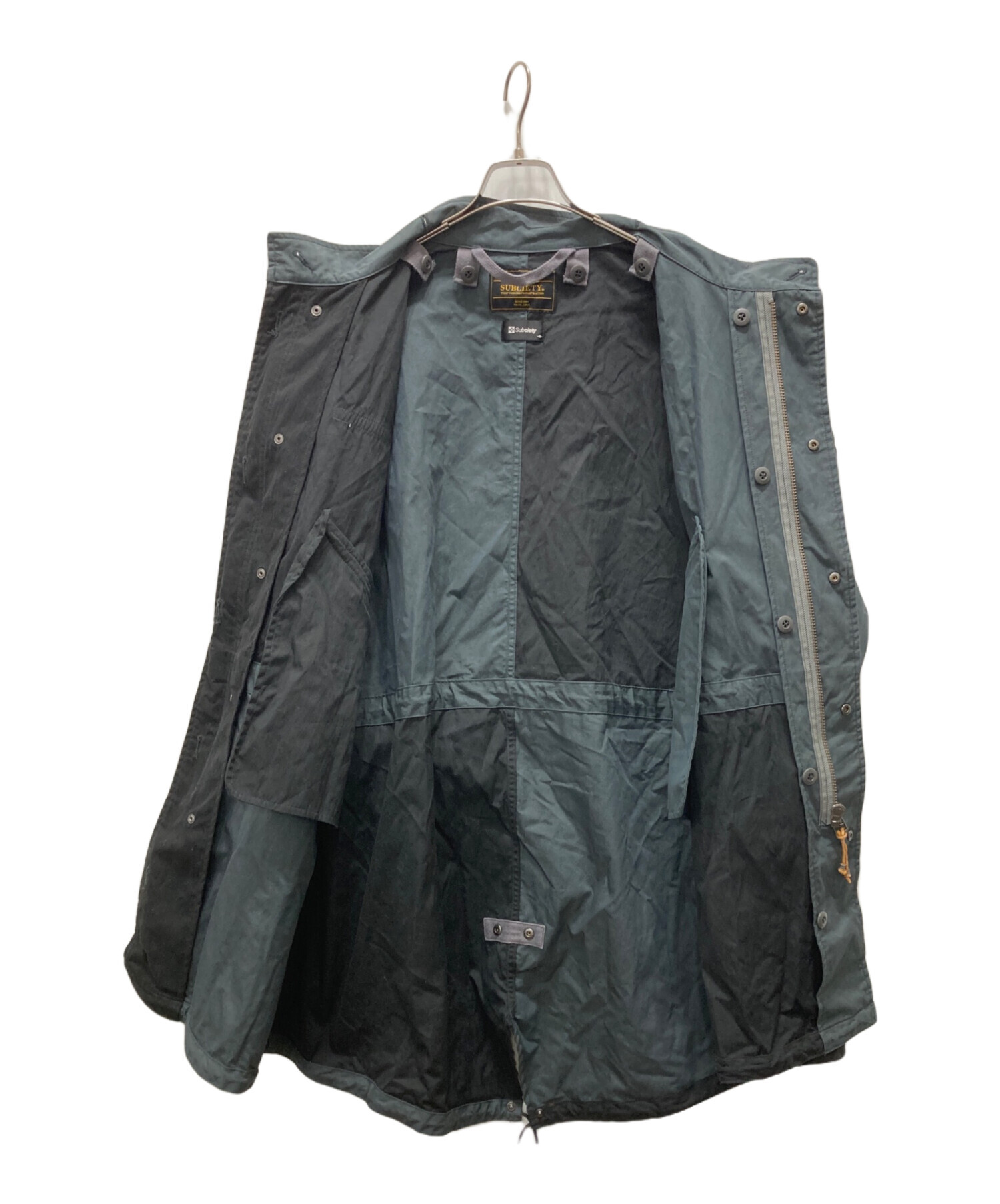 中古・古着通販】SUBCIETY (サブサエティ) バイカラーモッズコート/M