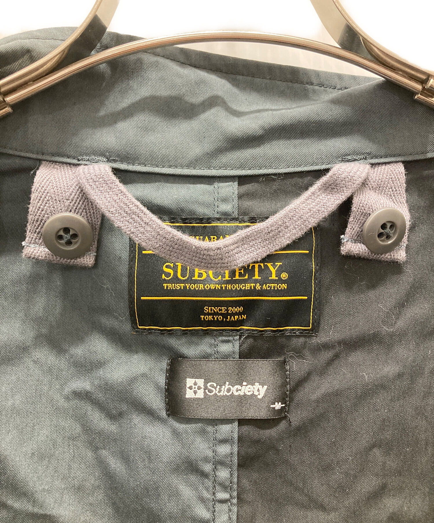 中古・古着通販】SUBCIETY (サブサエティ) バイカラーモッズコート/M