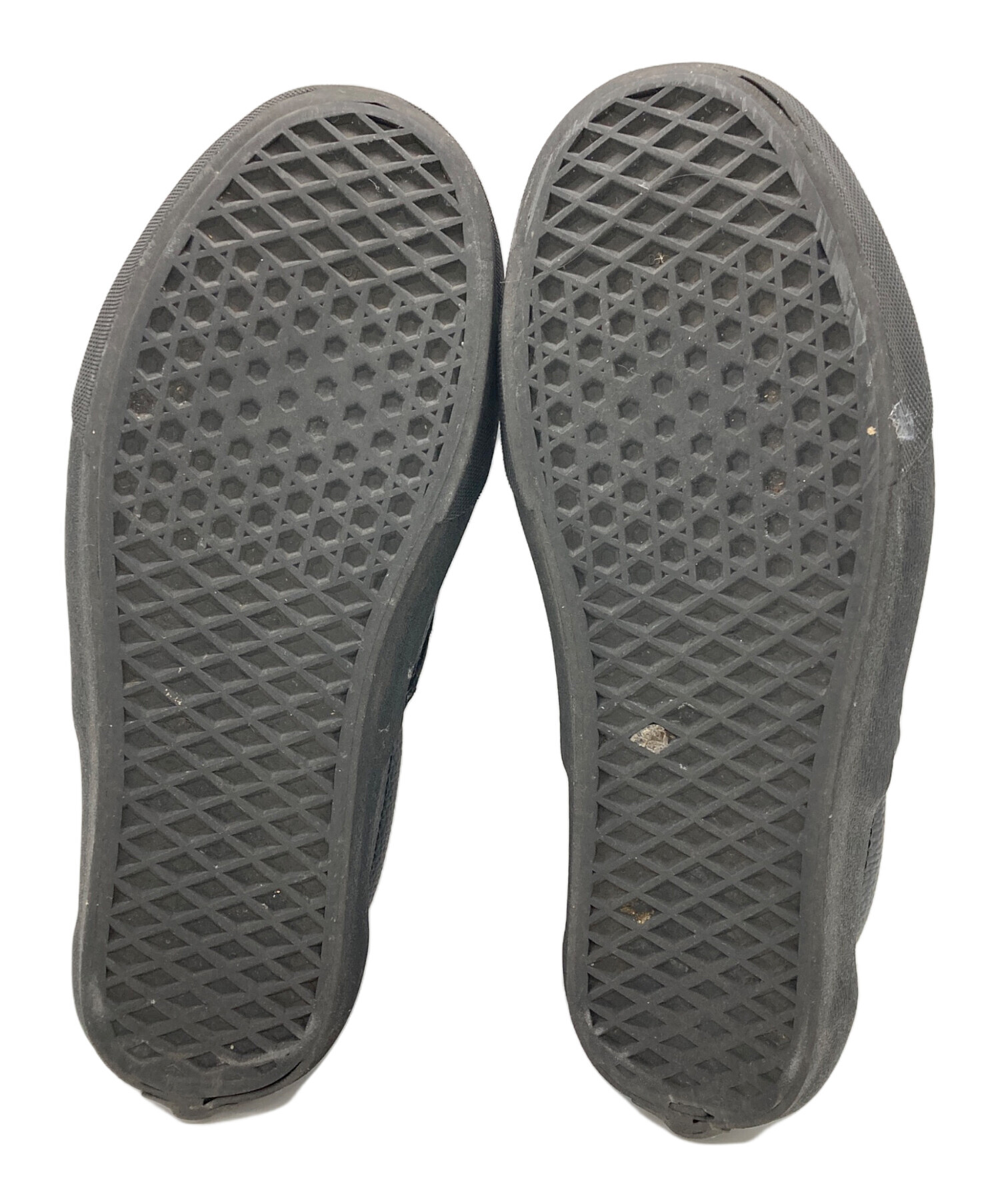 中古・古着通販】VANS (ヴァンズ) SLIP ON V98CF LEA ブラック サイズ