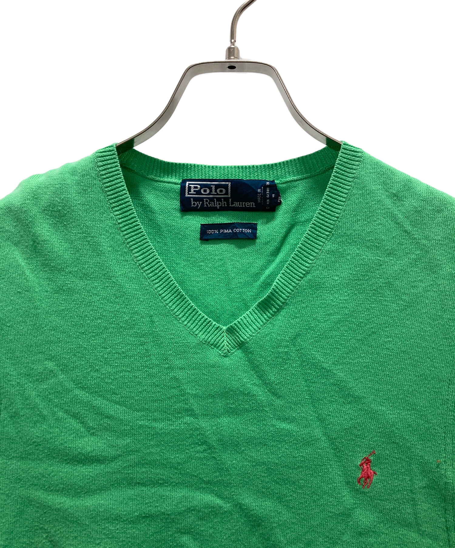 Polo by Ralph Lauren ベスト XL オリーブグリーン 中古・古着通販】POLO RALPH LAUREN (ポロ・ラルフローレン) ニット
