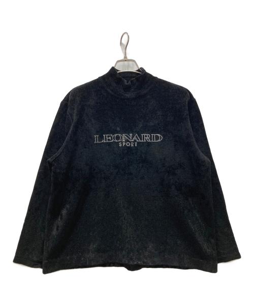LEONARD SPORTレオナールスポーツ ハイネックニット 葡萄ネイビー42