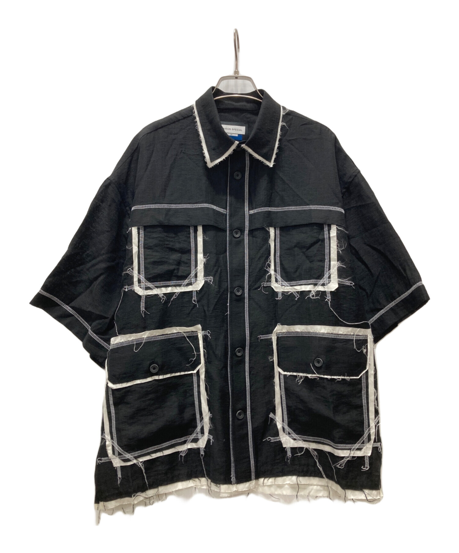 MAISON SPECIAL メゾンスペシャル カジュアルシャツ F 黒 【古着】【中古】 MAISON SPECIAL - MAISON SPECIAL メゾンスペシャル カジュアルシャツ