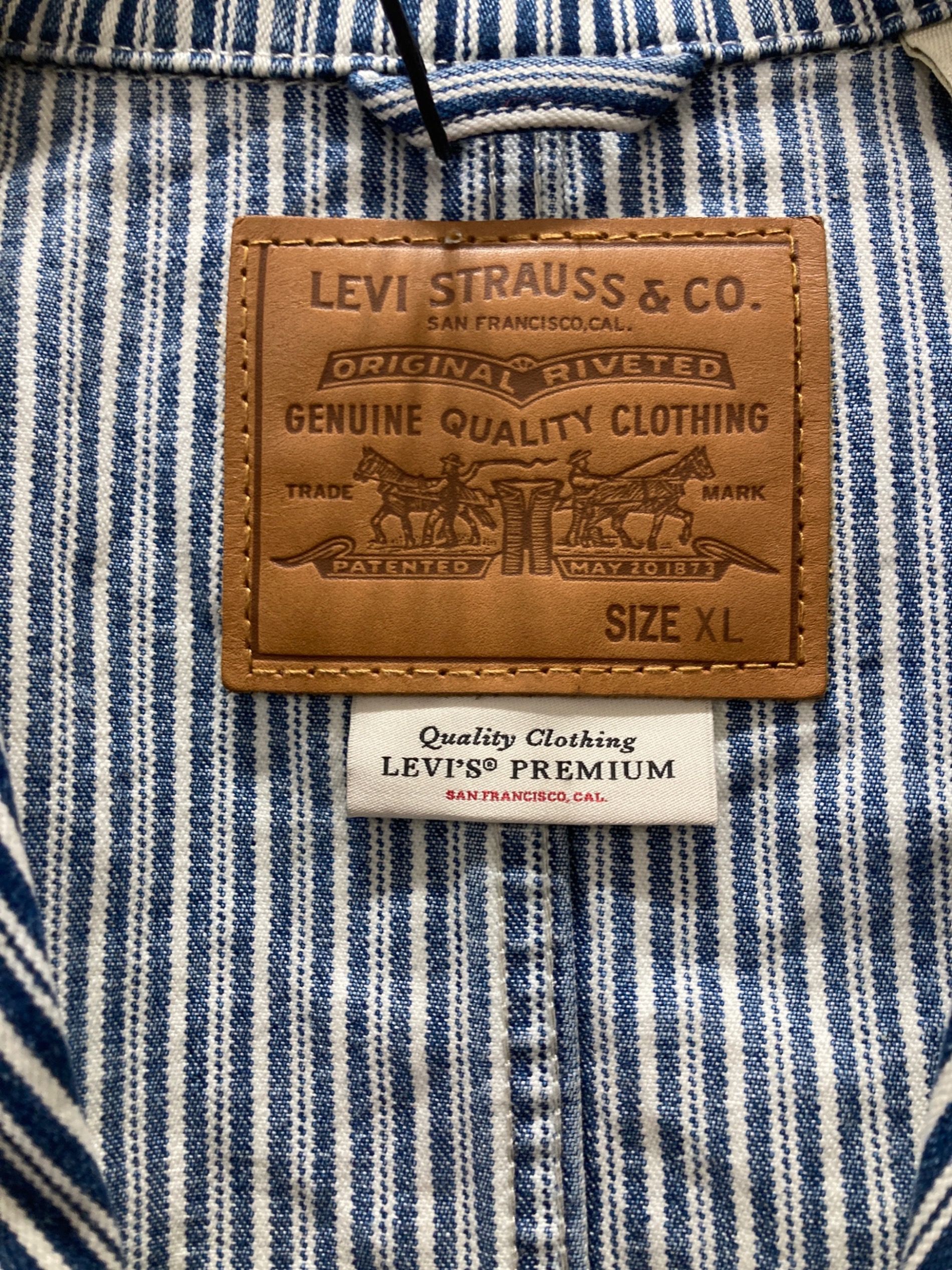 中古・古着通販】LEVI'S (リーバイス) カバーオール ネイビー サイズ