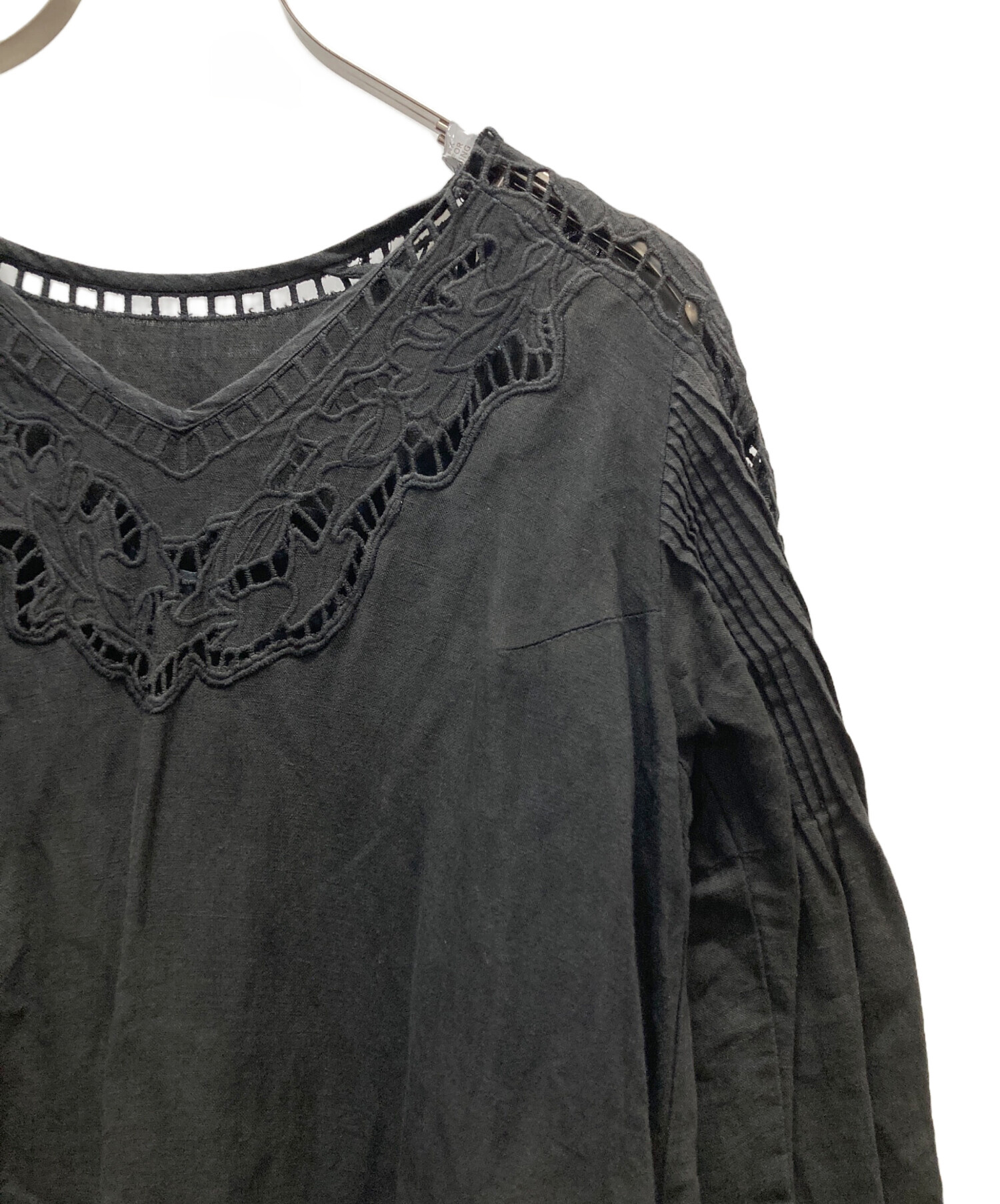 MARNO Lucie dress ワンピース　ブラック 中古・古着通販】MARNO (マーノ) Lucie dress ブラック サイズ:FREE