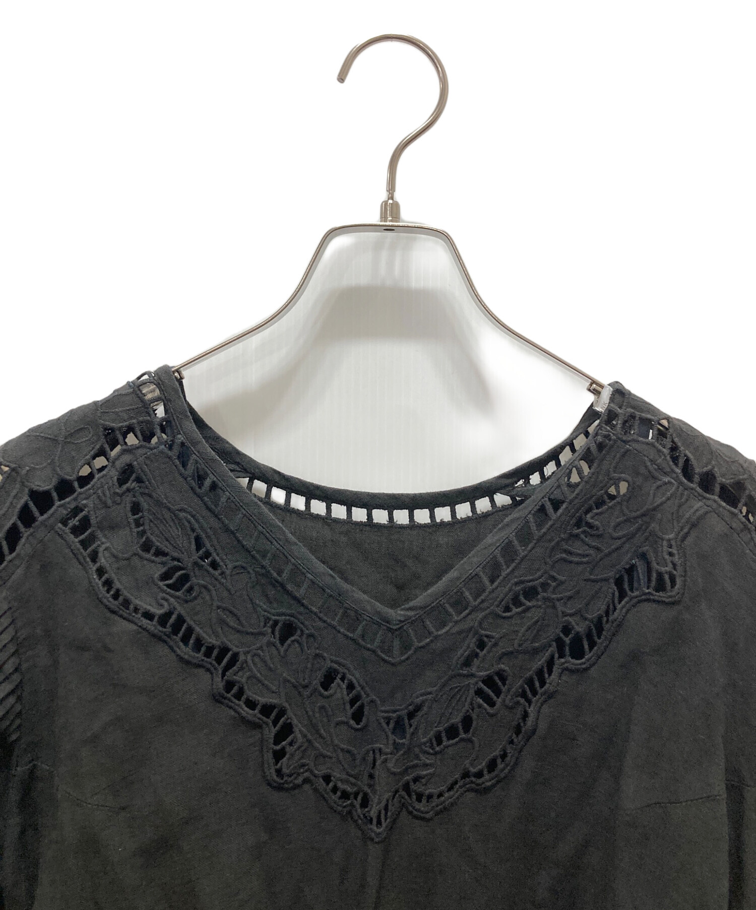 MARNO Lucie dress ワンピース　ブラック 中古・古着通販】MARNO (マーノ) Lucie dress ブラック サイズ:FREE