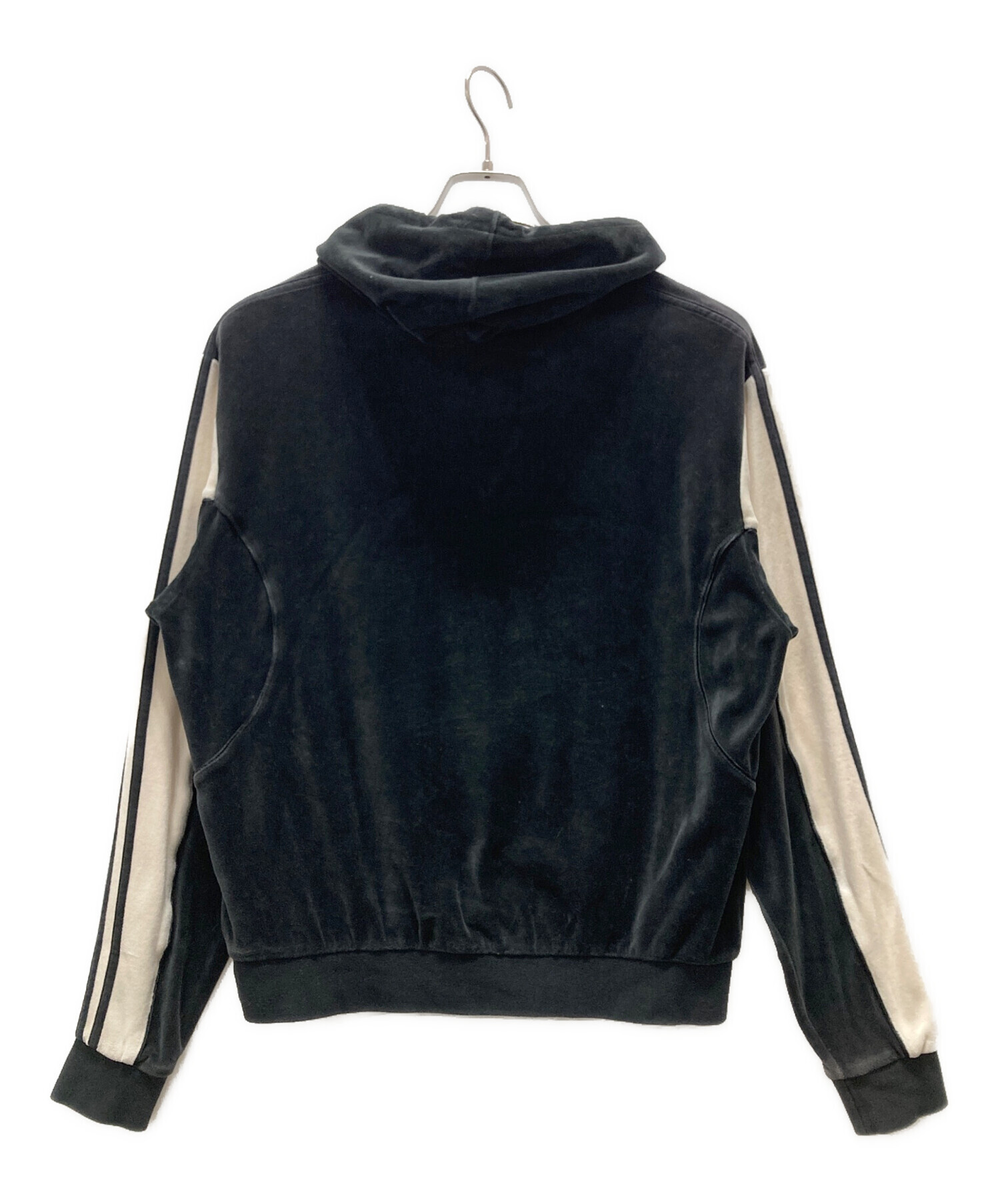 中古・古着通販】adidas (アディダス) ベロアパーカー グレー サイズ:M