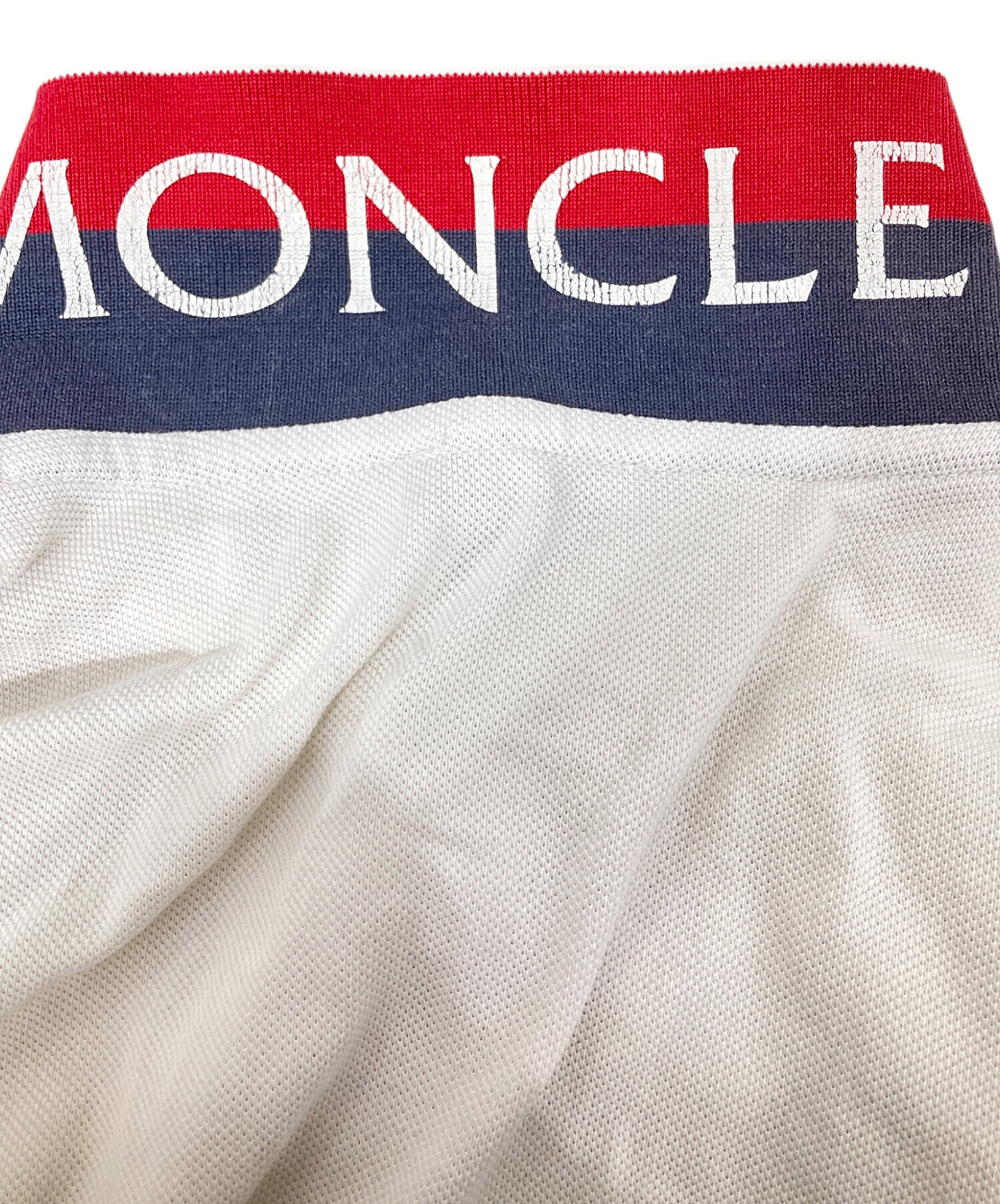 MONCLER モンクレール ポロシャツ XS ホワイト 正規品 未使用に近い 中古・古着通販】MONCLER (モンクレール) ポロシャツ ホワイト サイズ
