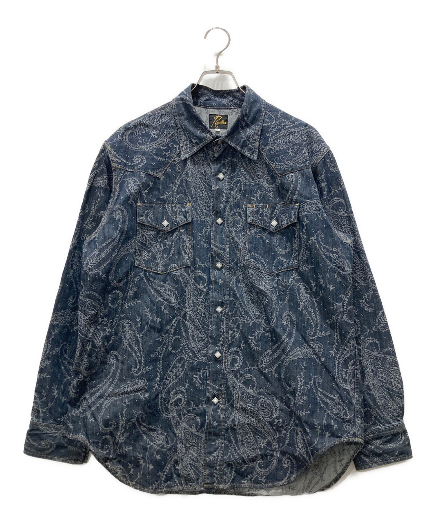 中古・古着通販】Needles (ニードルズ) ペイズリー柄ウエスタンシャツ